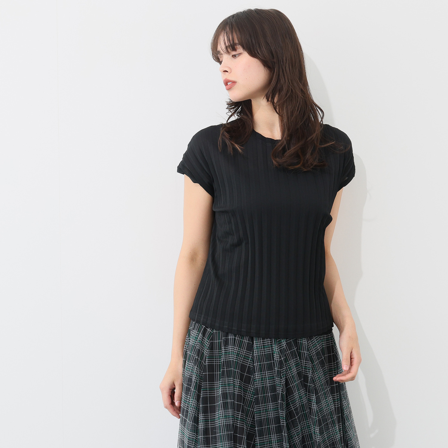 ダジュール プリーツデザイン プルオーバー