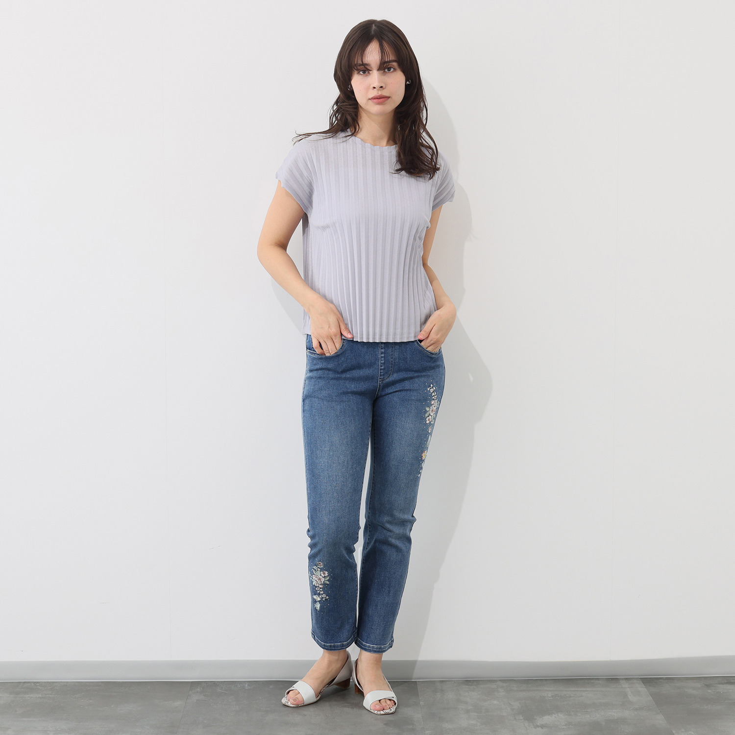 ダジュール プリーツデザイン プルオーバー