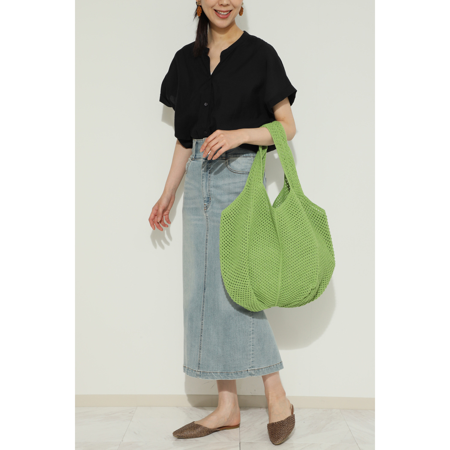 ラルジュ 軽量メッシュ Ａ４バルーントートバッグ