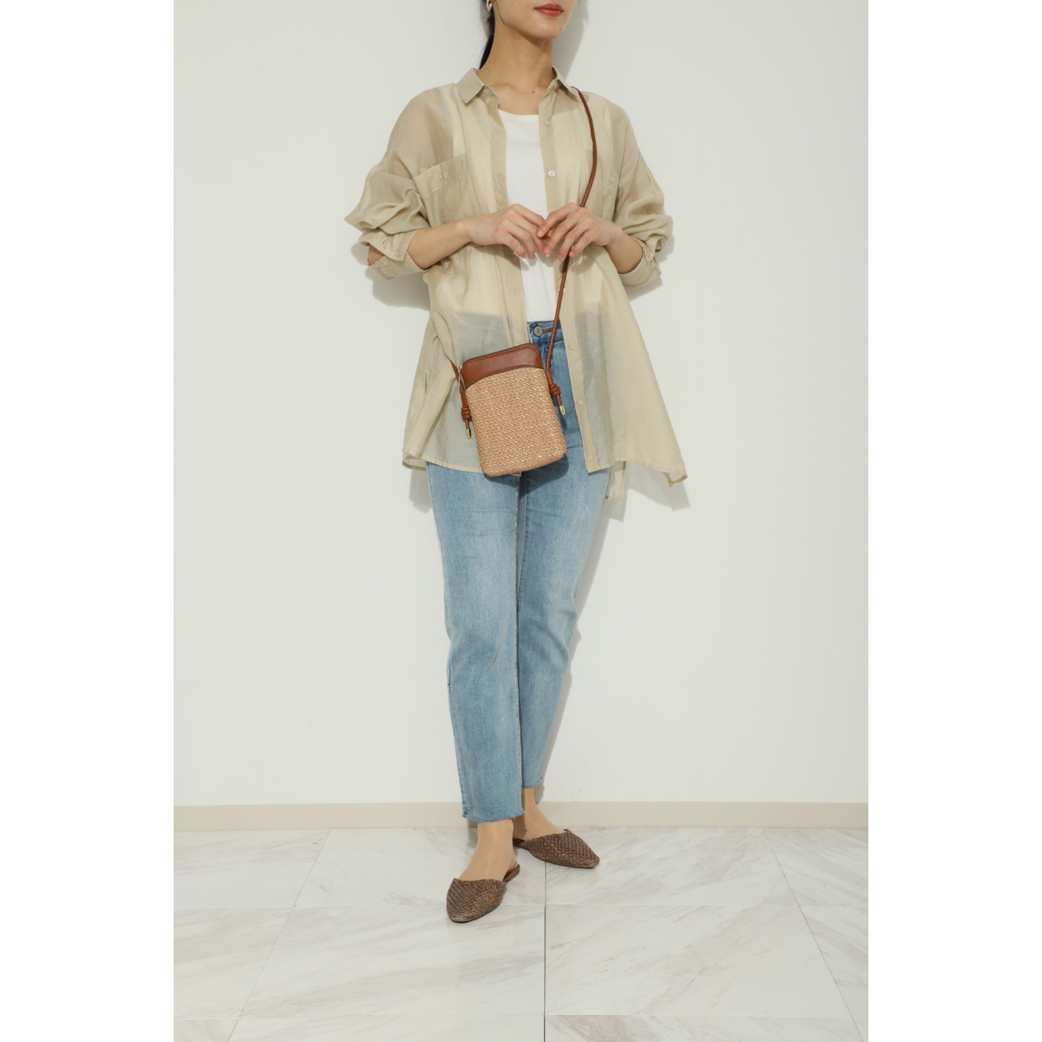 ラルジュ スマホショルダーバッグ