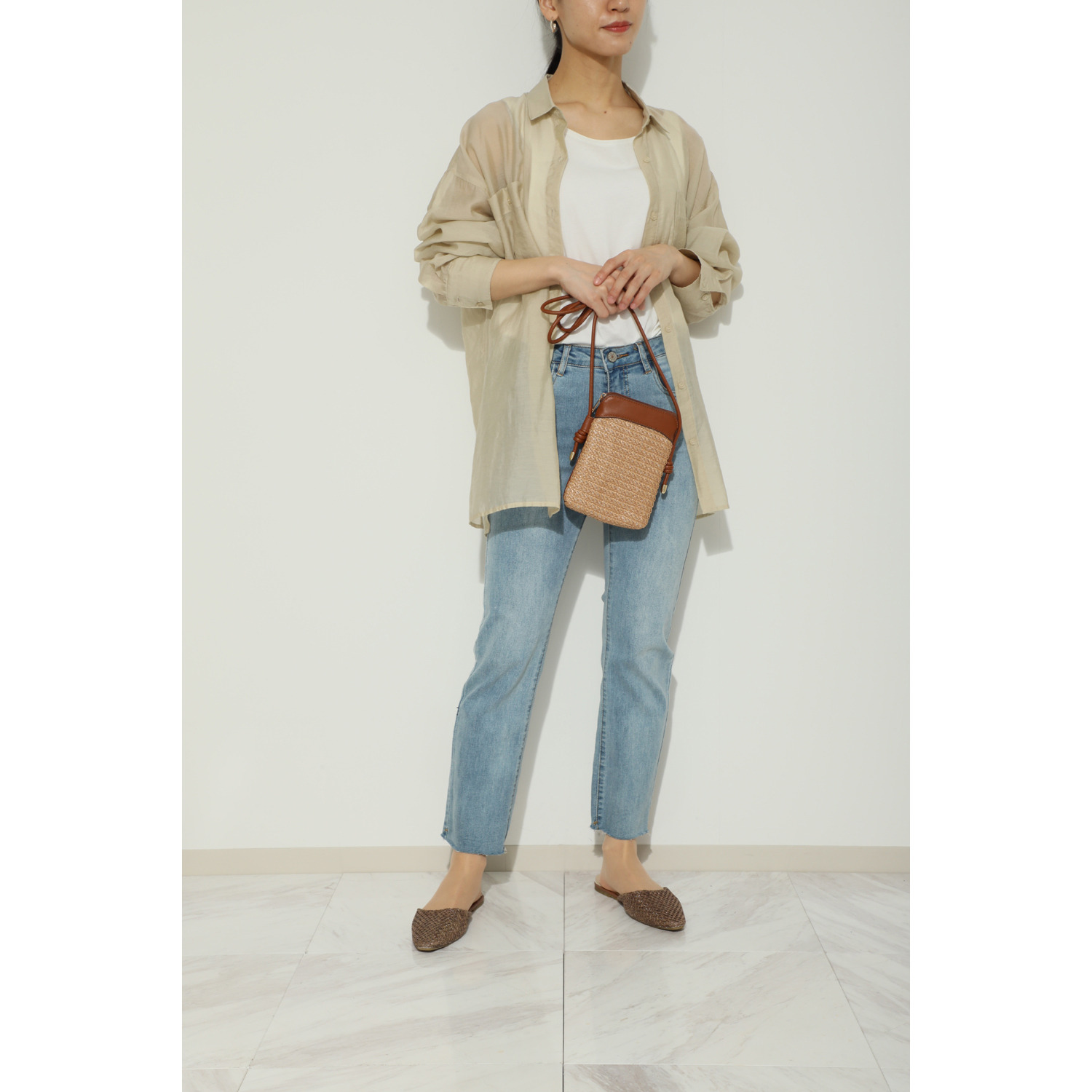 ラルジュ スマホショルダーバッグ