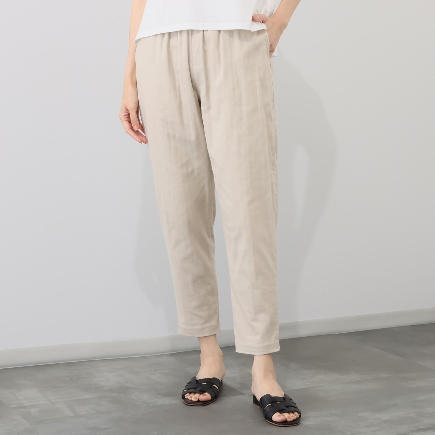 ダイア　アロー ＵＶカット・接触冷感 ストレッチダブルガーゼ ジョグパンツ