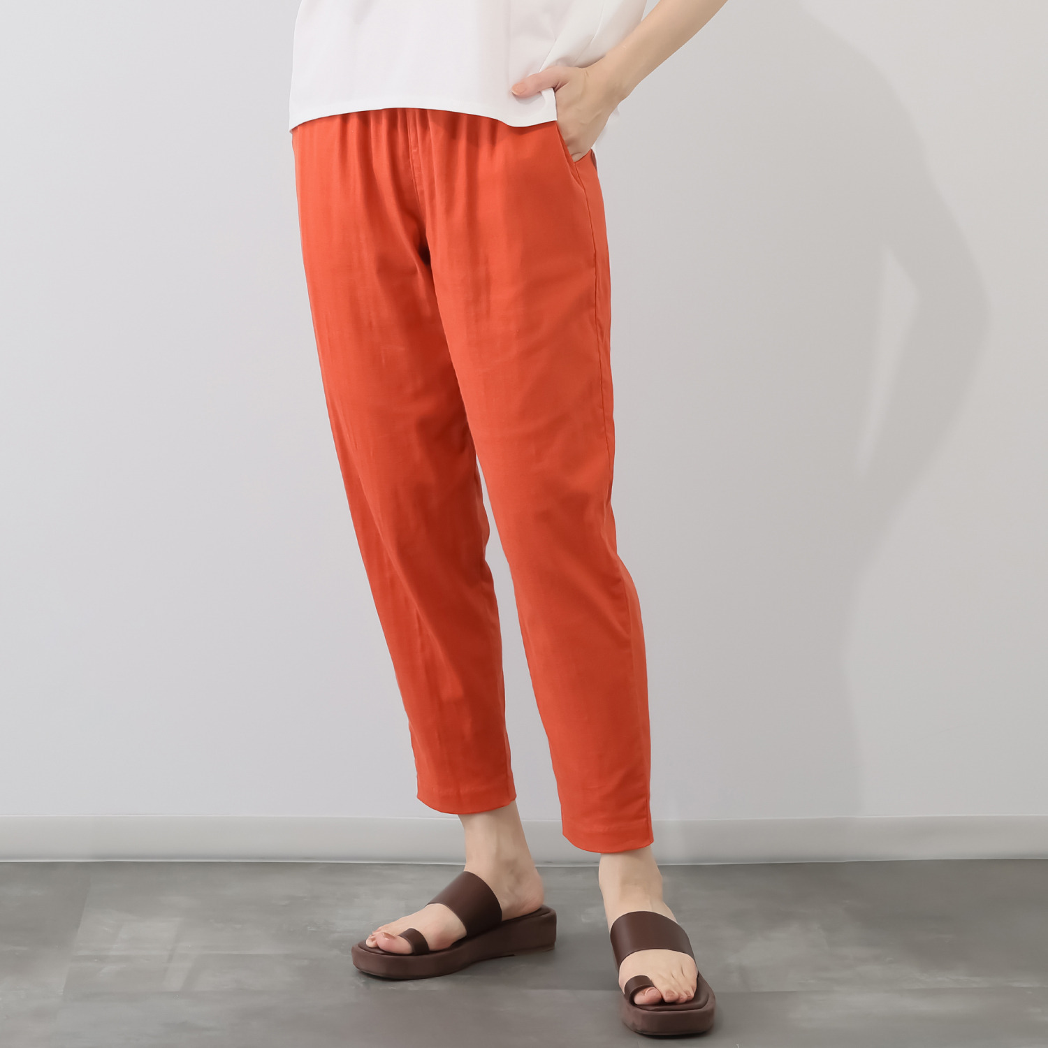 ダイア　アロー ＵＶカット・接触冷感 ストレッチダブルガーゼ ジョグパンツ