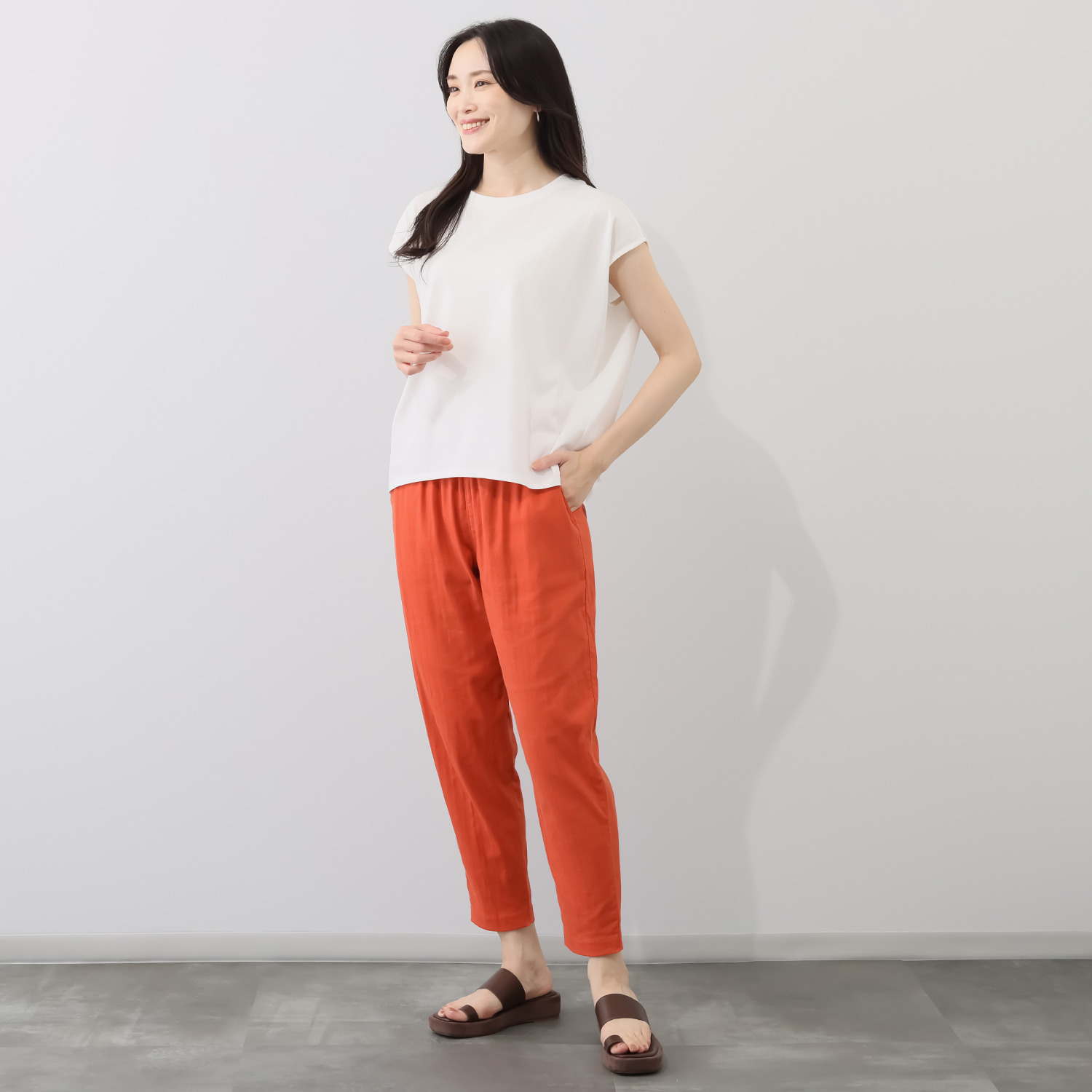 ダイア　アロー ＵＶカット・接触冷感 ストレッチダブルガーゼ ジョグパンツ