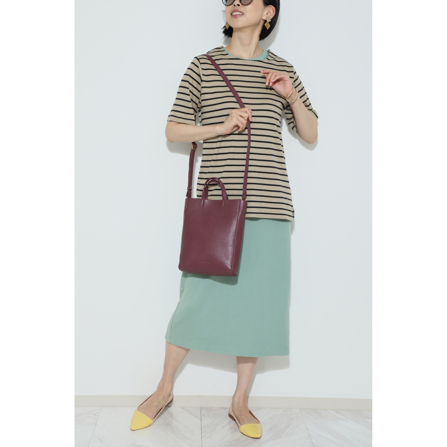 ズッケロ カウレザー クロスボディ ２ウェイバッグ