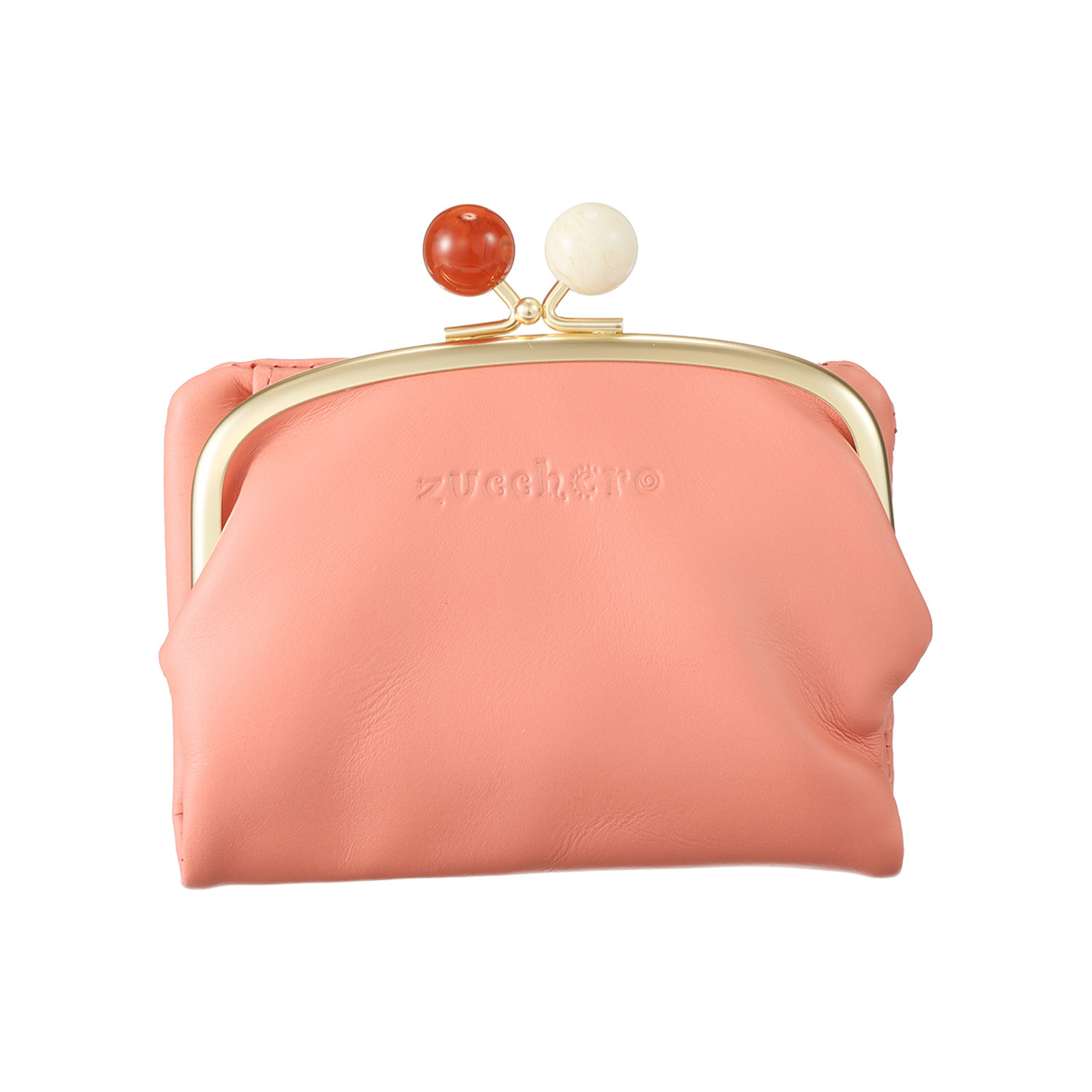 ズッケロ ＜日本製＞ アクリル玉がま口 二つ折り財布