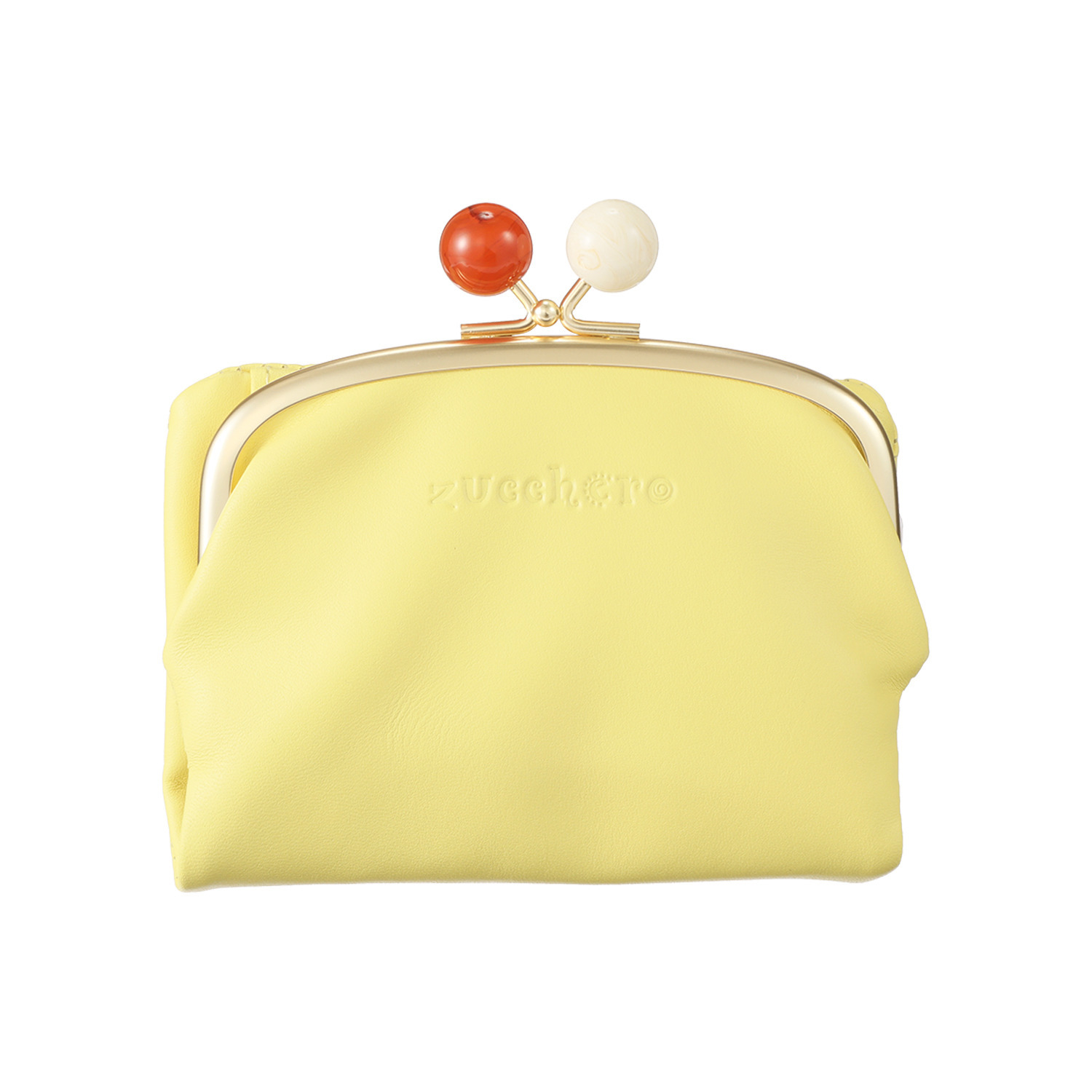 ズッケロ ＜日本製＞ アクリル玉がま口 二つ折り財布