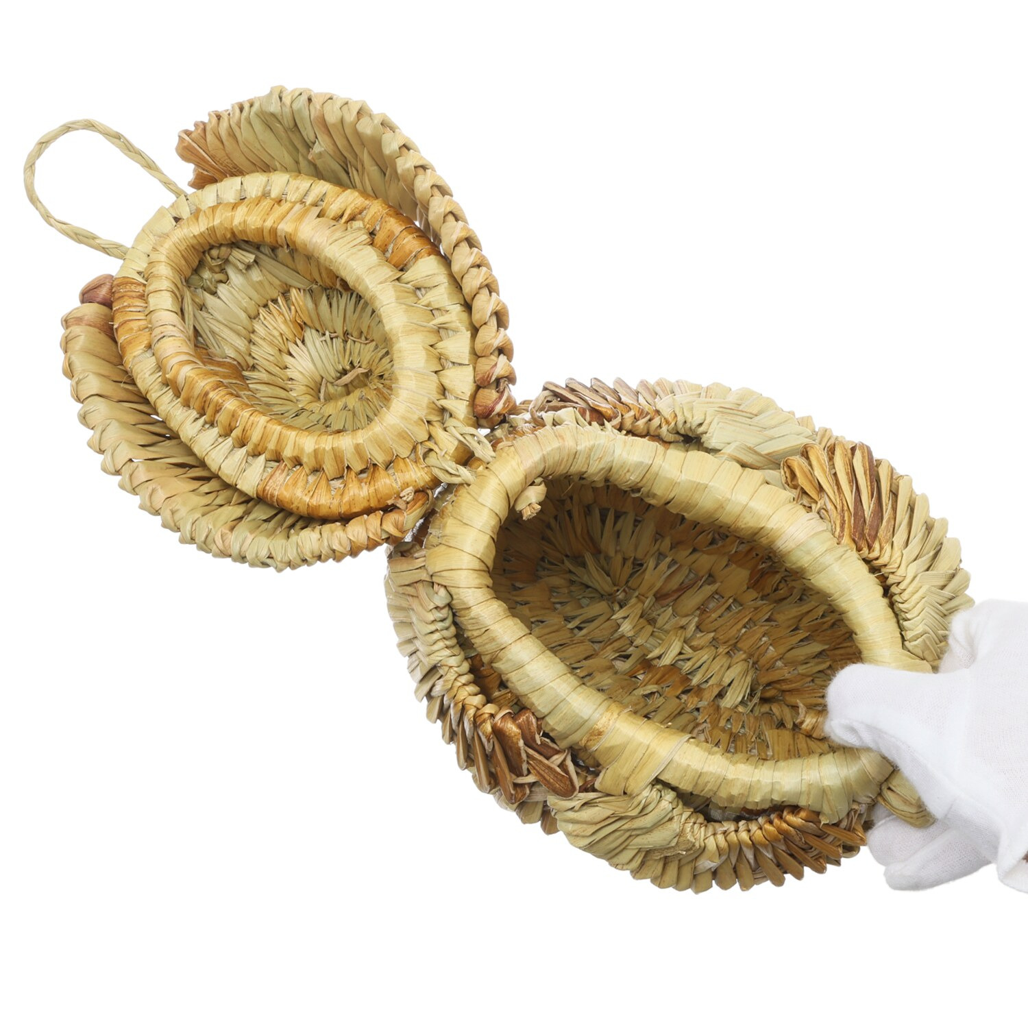 アフリカンスクエアー アフリカの島 マダガスカル発 オールハンドメイド 天然素材エラナ使用 ユニークな魚型ポシェット