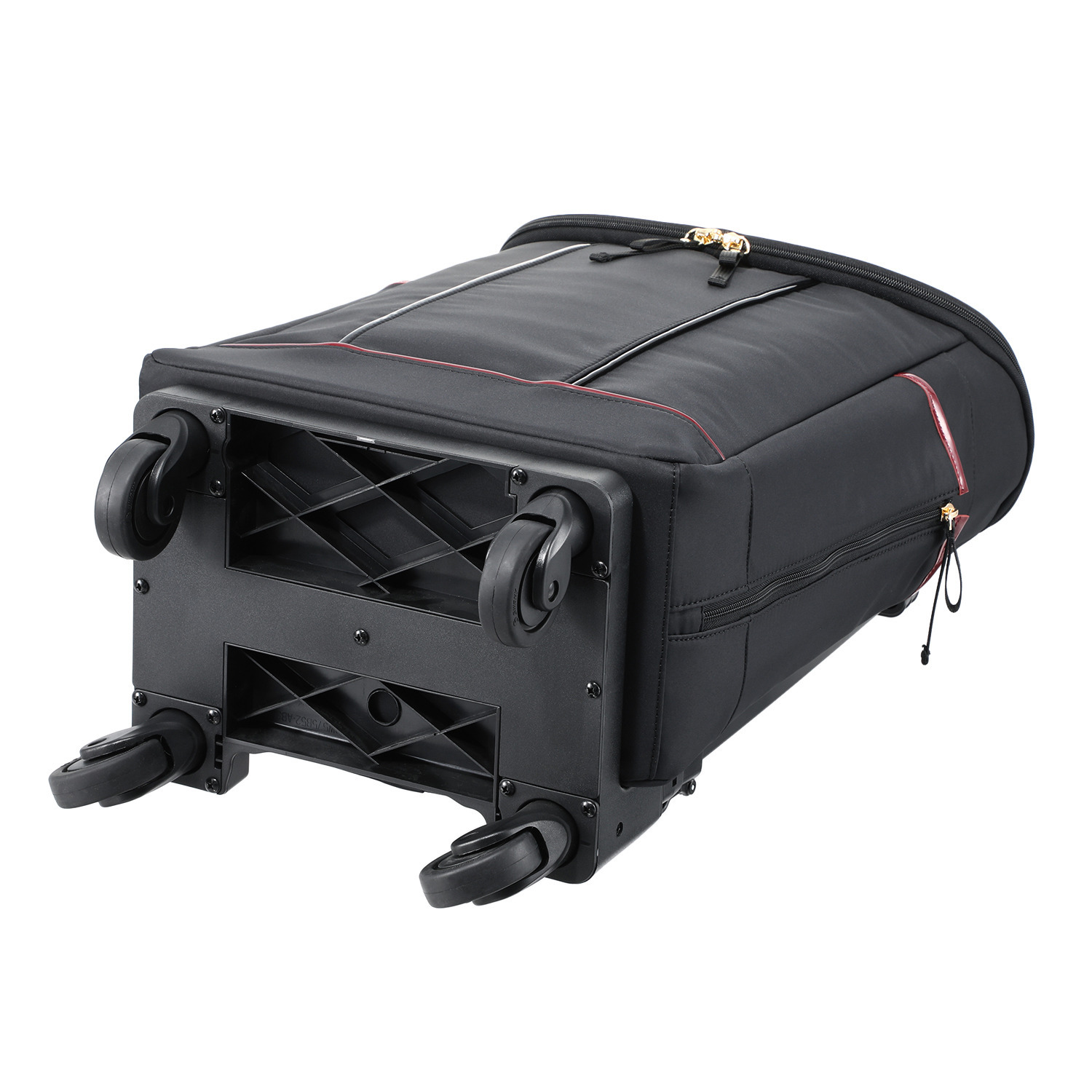 スワニー エナメルフラップキャリー ４輪ストッパー付き Ｔ２キャスターモデル ＜Ｌサイズ＞