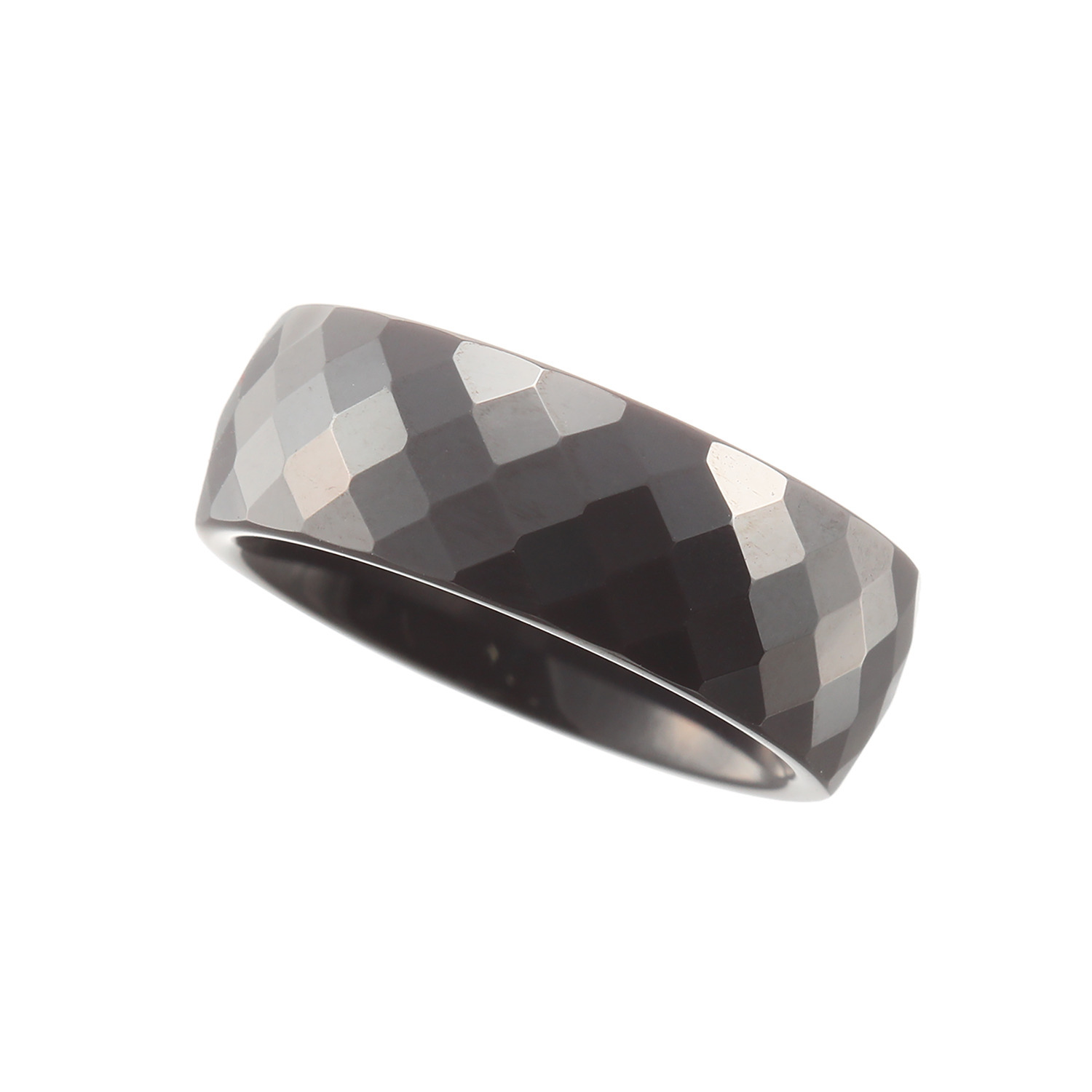 デイスティー セラミック ファセットデザイン リング