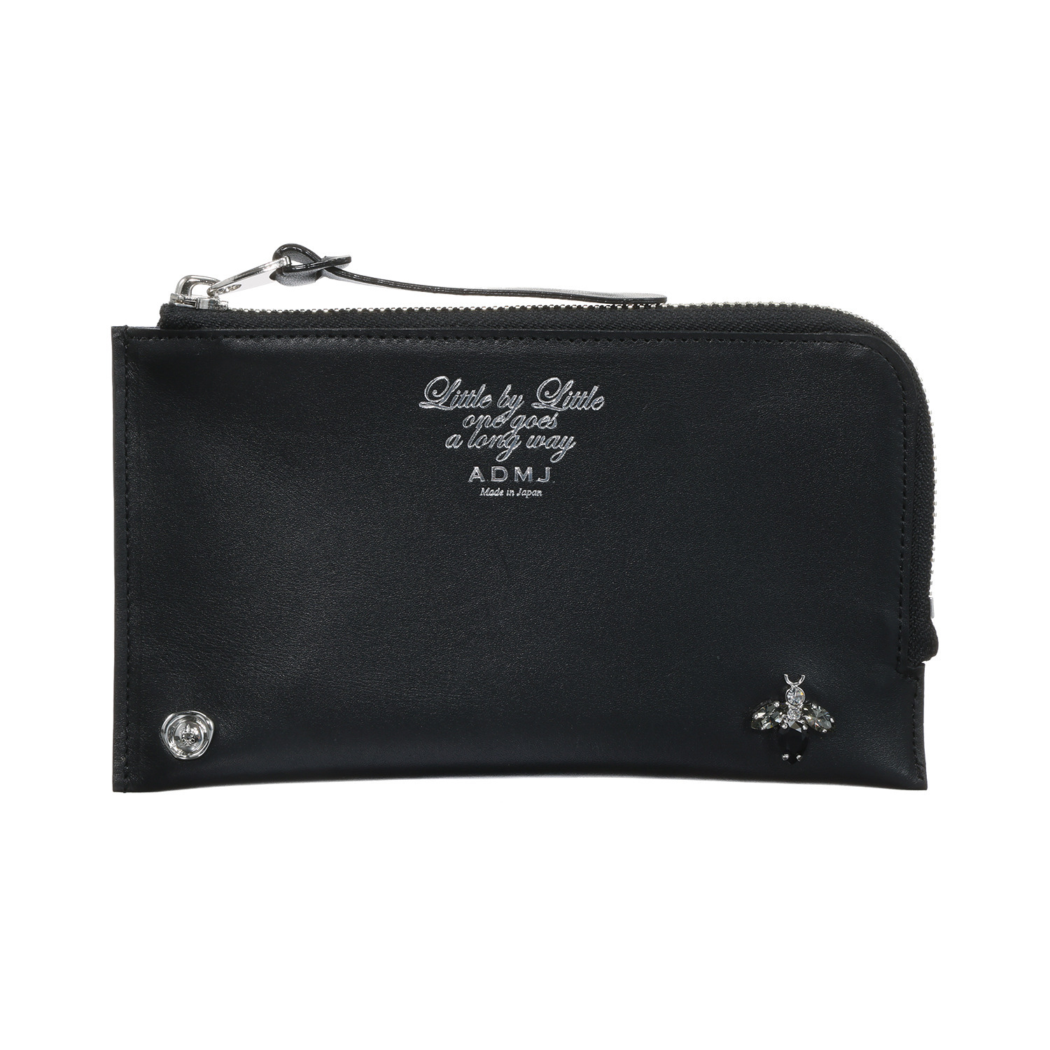 エーディーエムジェイ ＴＨＥ　ＢＥＥ イタリアンレザー オーガナイザーパース