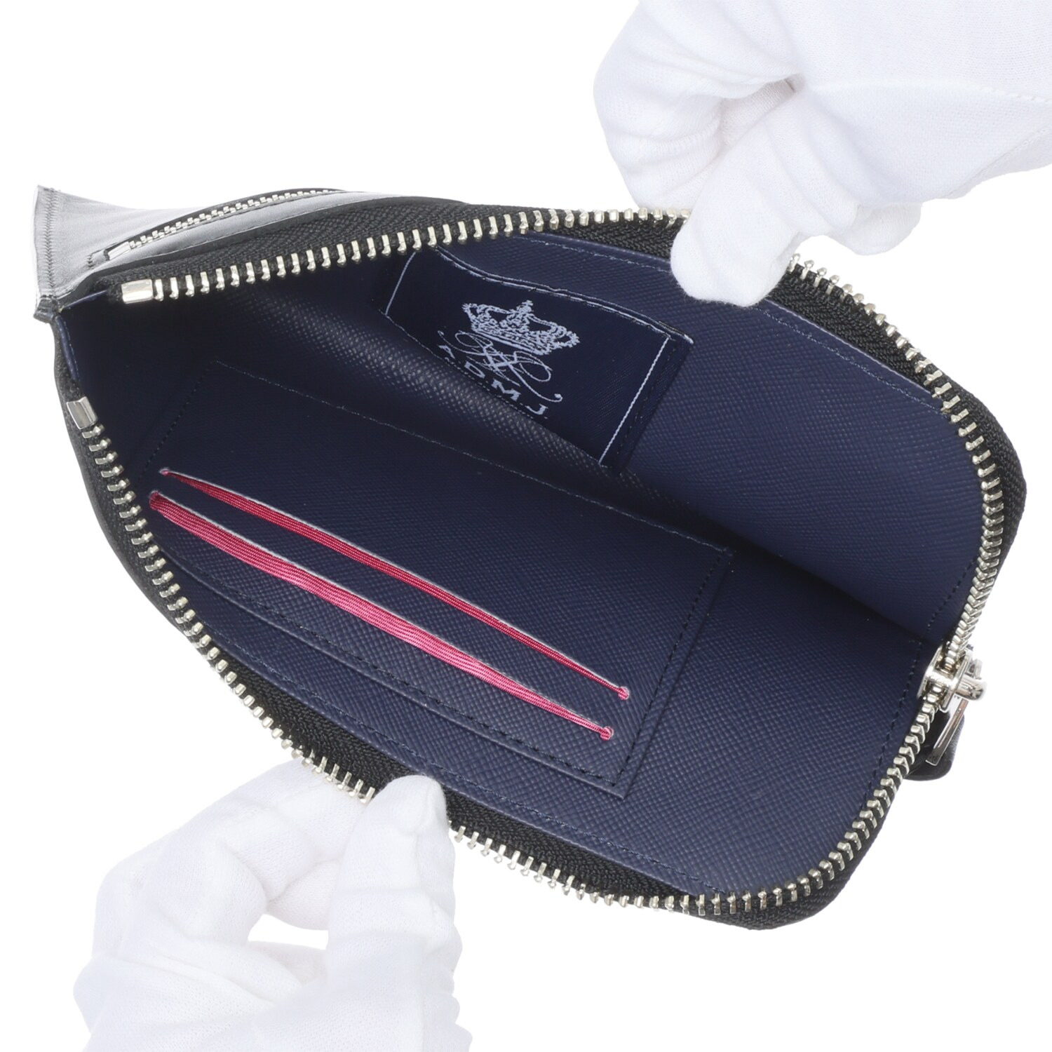 エーディーエムジェイ ＴＨＥ　ＢＥＥ イタリアンレザー オーガナイザーパース