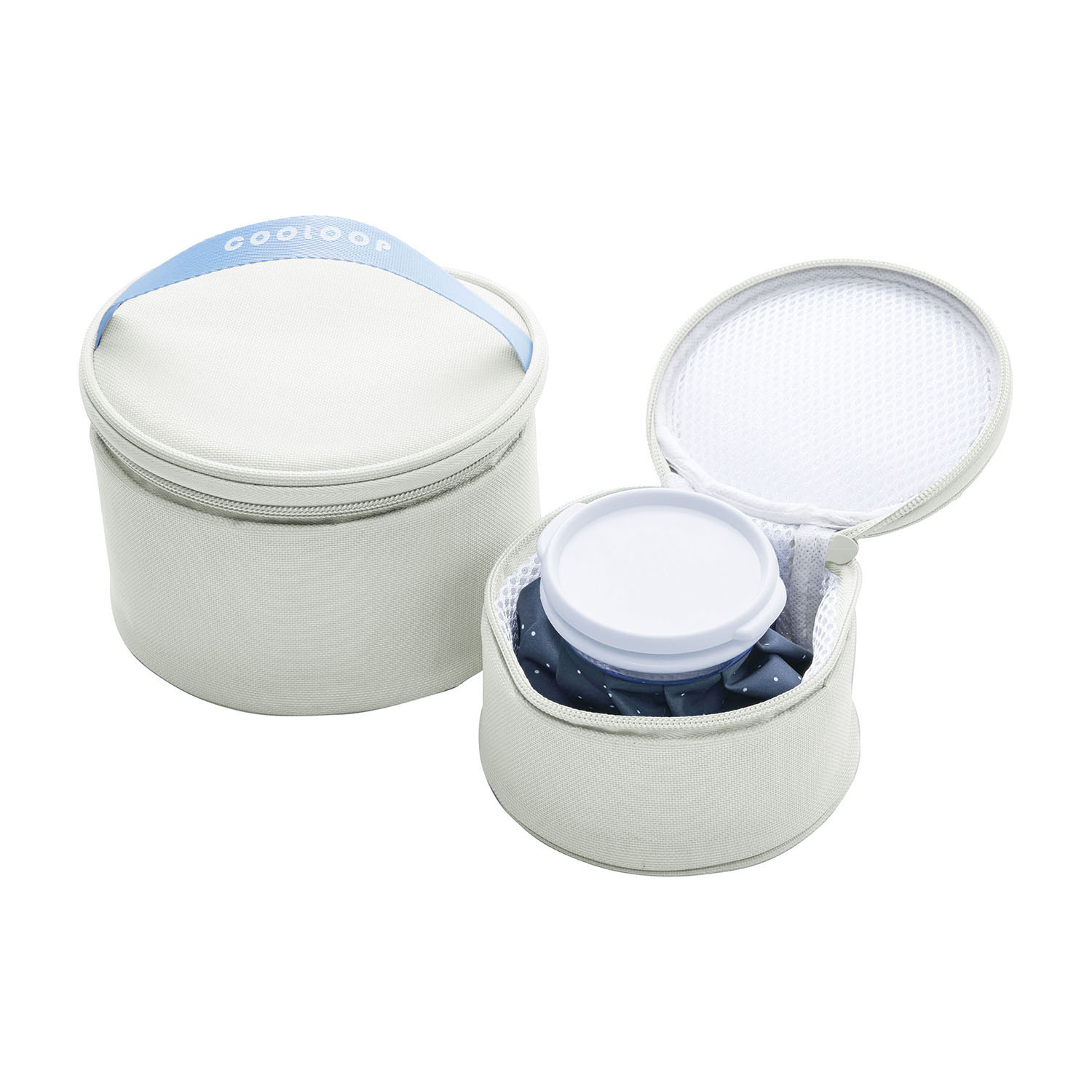 持ち運んで暑さ対策！ 保冷ケース付き氷のう＆ 氷のう保冷ネックカバー ５点セット