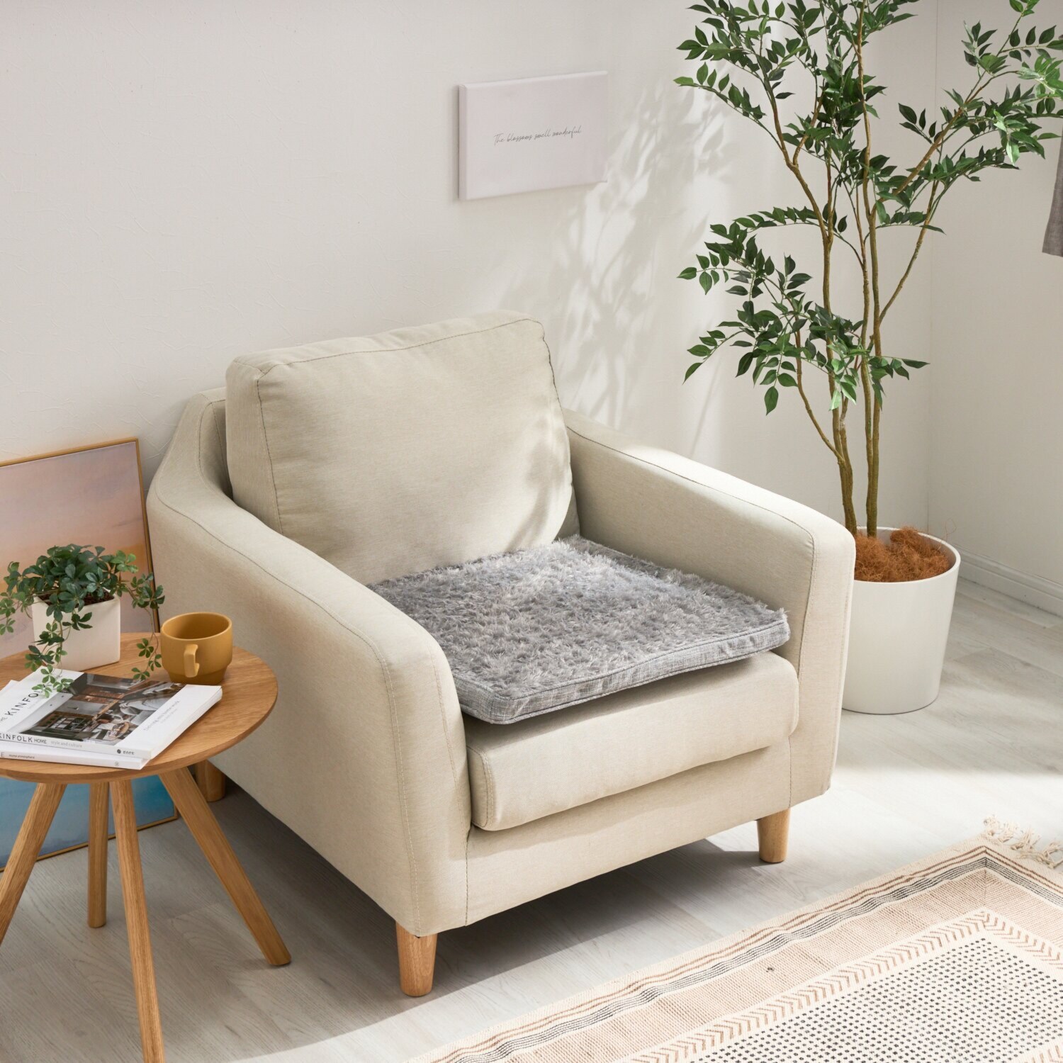 快適な座り心地復活！ 復活ソファーシート リバーシブル オールシーズンタイプ ＜１人掛け用＞