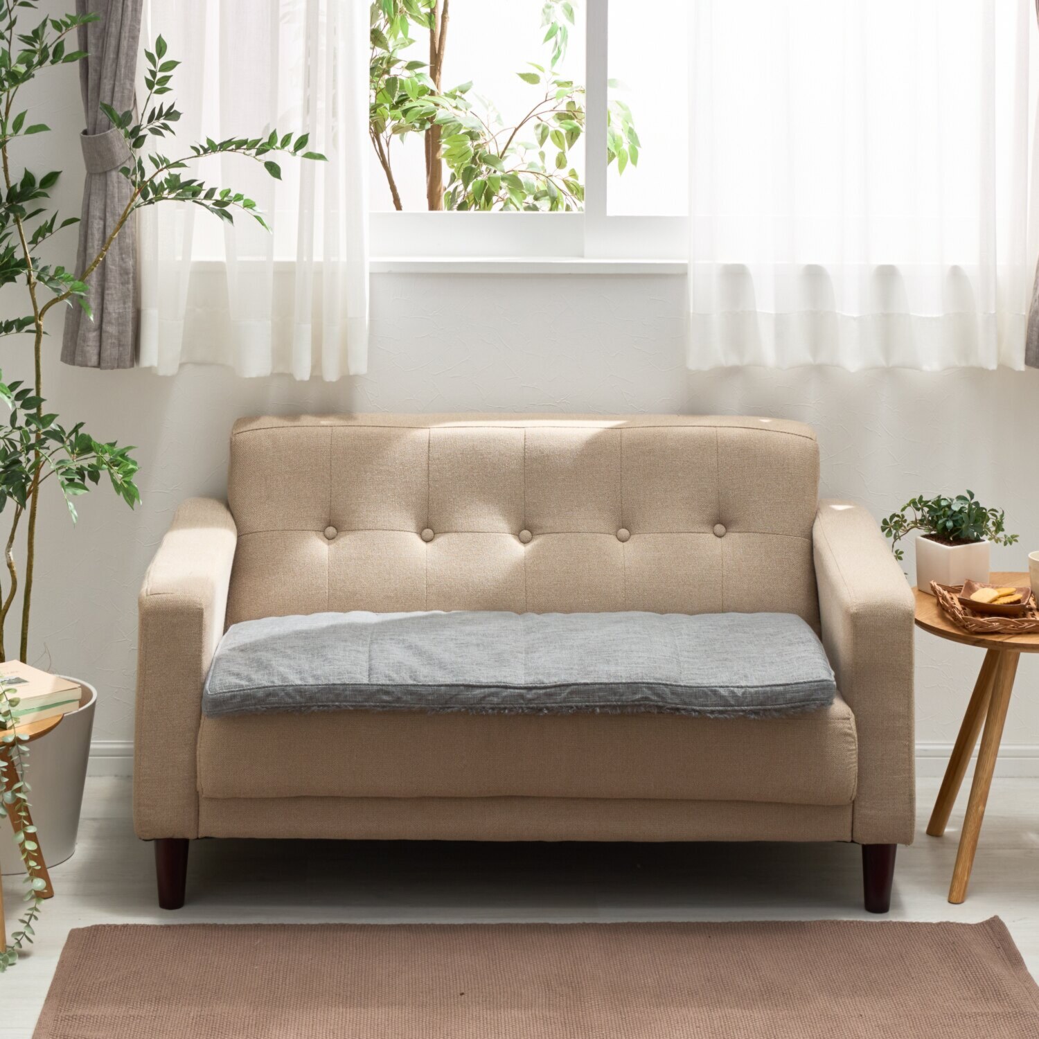 快適な座り心地復活！ 復活ソファーシート リバーシブル オールシーズンタイプ ＜２人掛け用＞