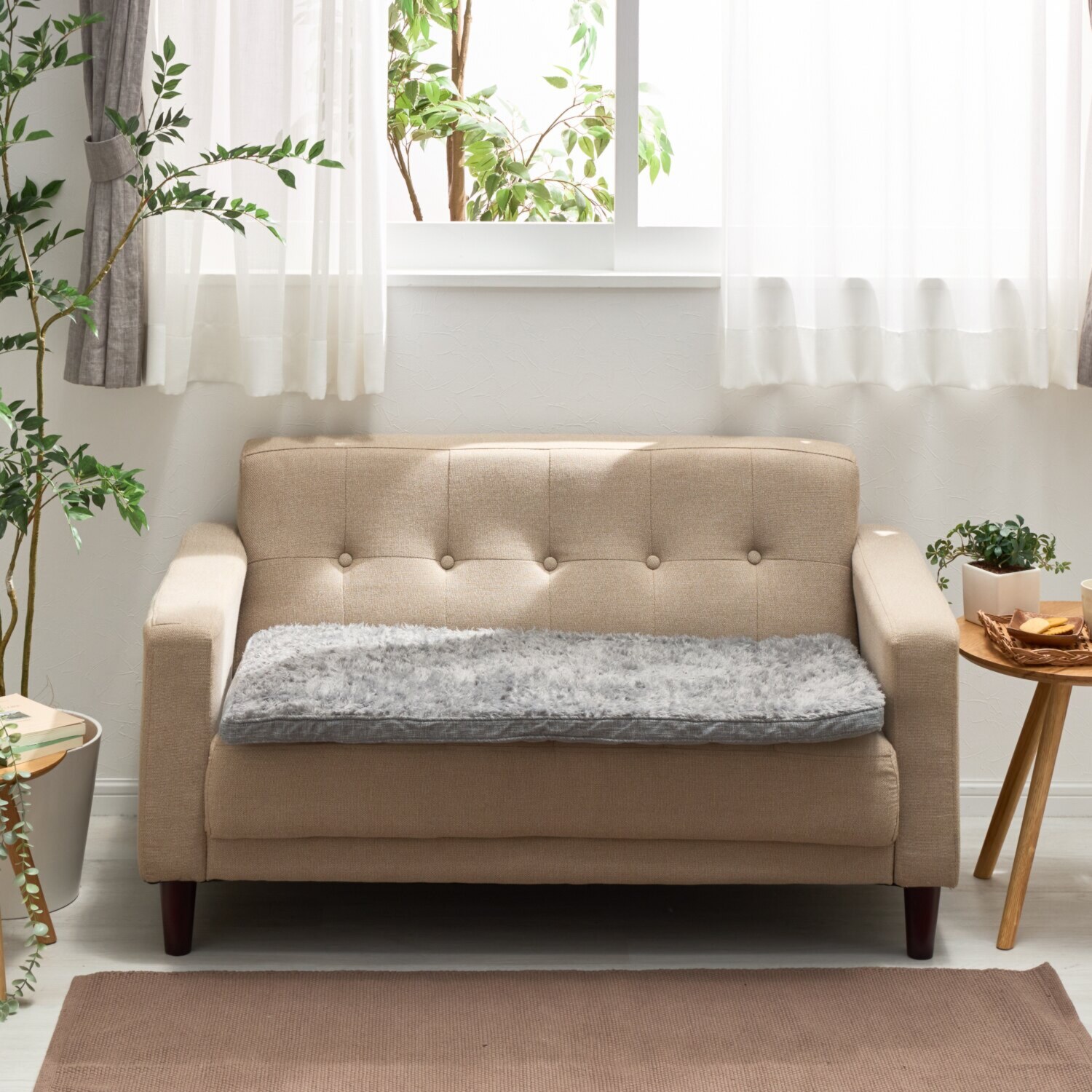 快適な座り心地復活！ 復活ソファーシート リバーシブル オールシーズンタイプ ＜２人掛け用＞