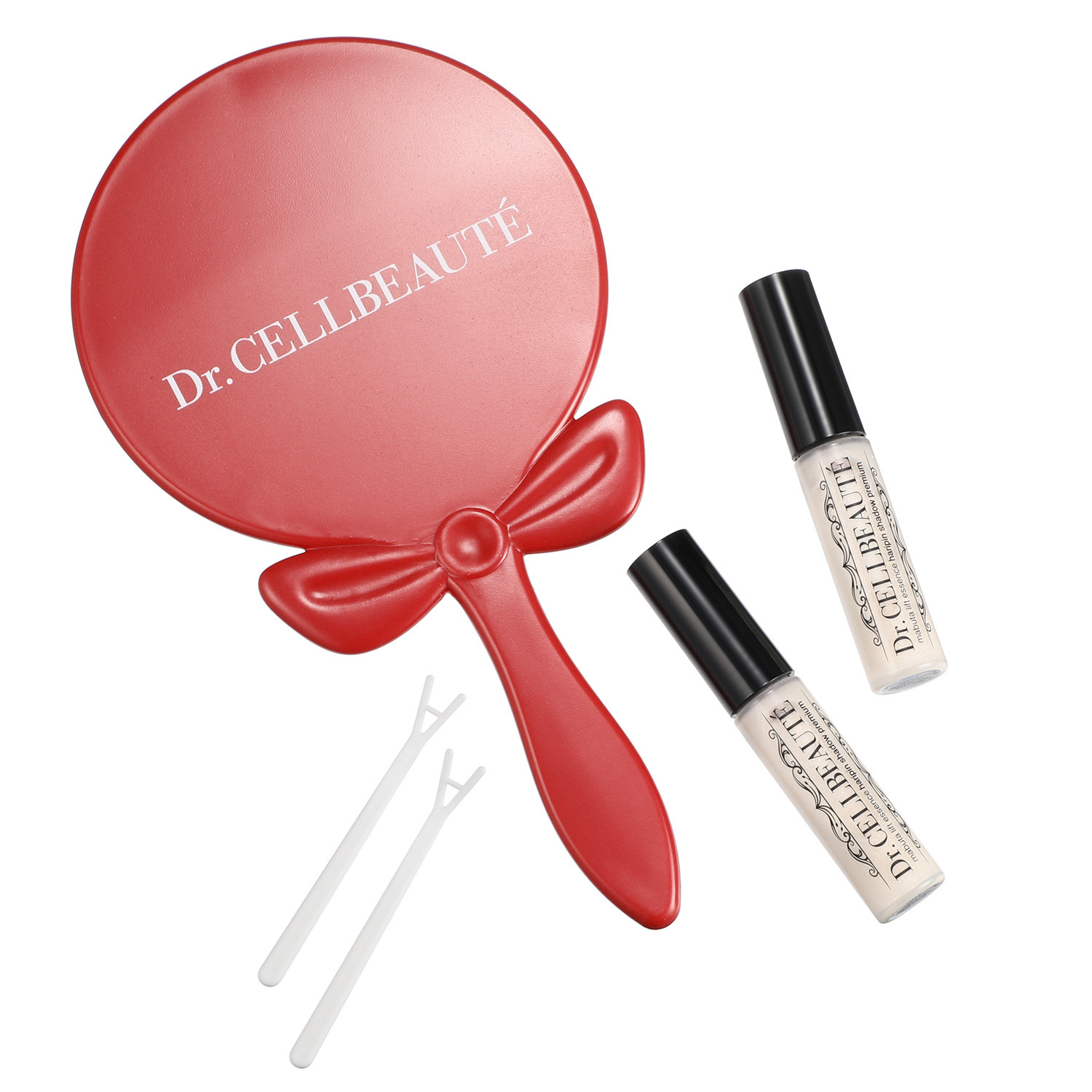 セルボーテ すっきり二重まぶた形成＆ 華やか目元アイシャドウ＆ 目元美容液の１本３役！ まぶたリフト美容液 ハリピンシャドウ プレミアム ２本手鏡付セット