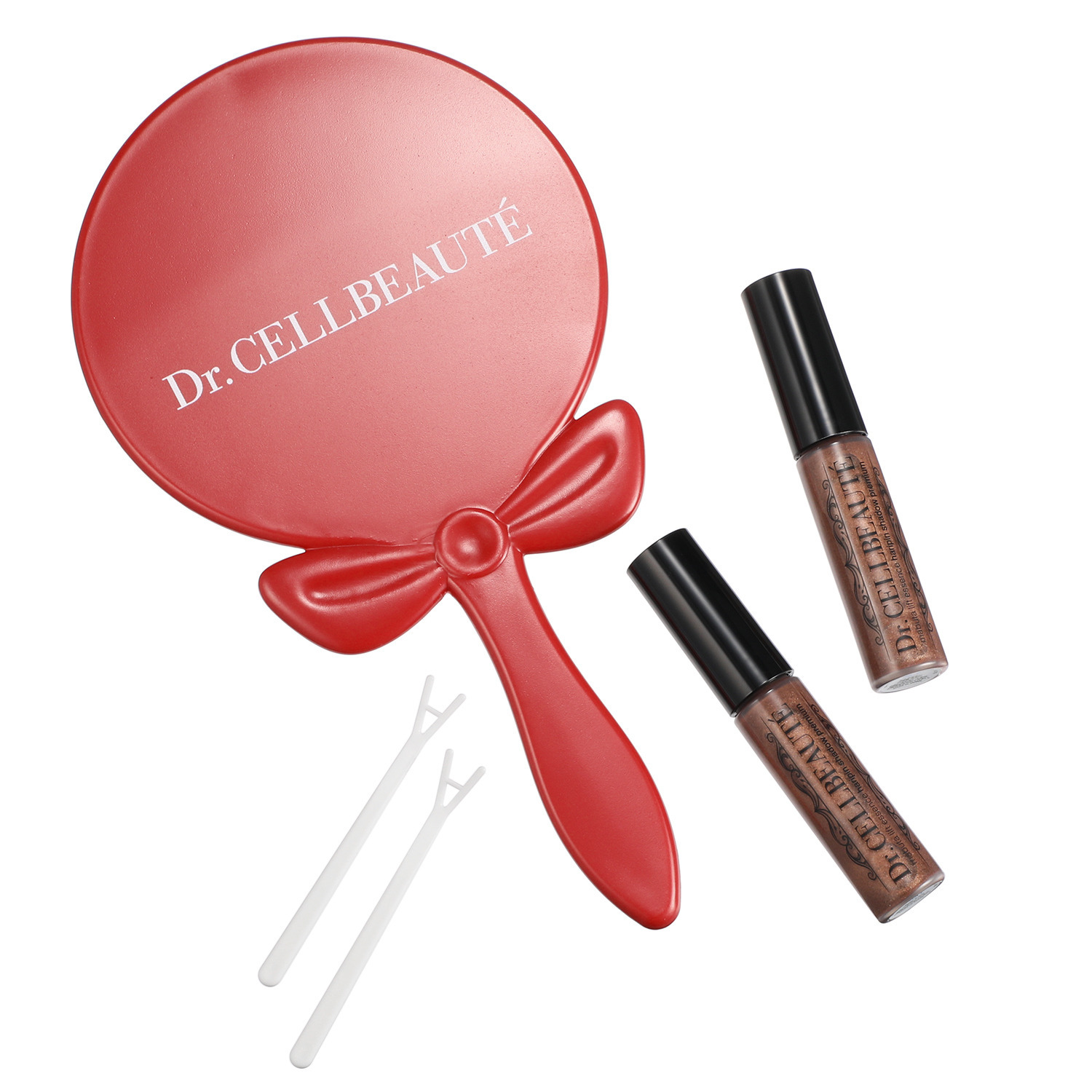 セルボーテ すっきり二重まぶた形成＆ 華やか目元アイシャドウ＆ 目元美容液の１本３役！ まぶたリフト美容液 ハリピンシャドウ プレミアム ２本手鏡付セット