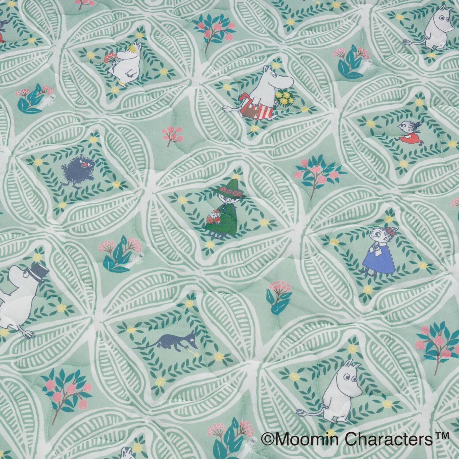 ムーミン ひんやり リバーシブル マルチキルトカバー ＜１９０×２４０ｃｍ＞