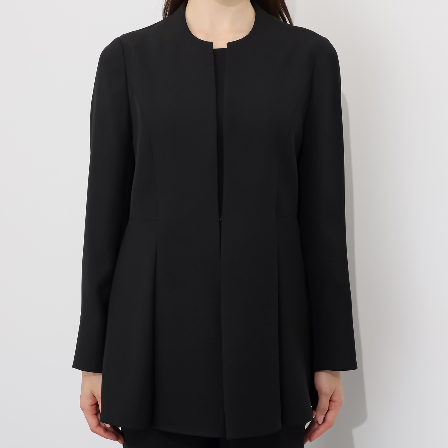 ニュイ ブラックフォーマル 洗える ゆったり ジャケットパンツスーツ