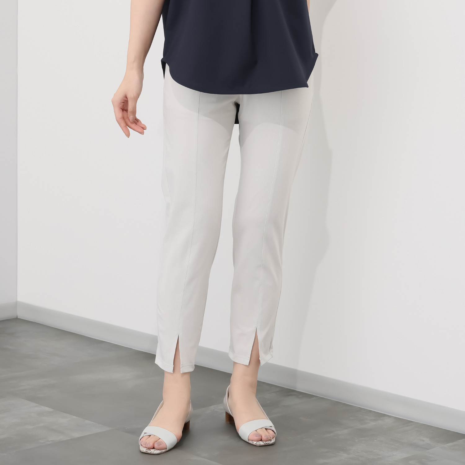 フィラ ＵＶカット・吸水速乾・ 遮熱 スリップオン クロップト アクティブパンツ