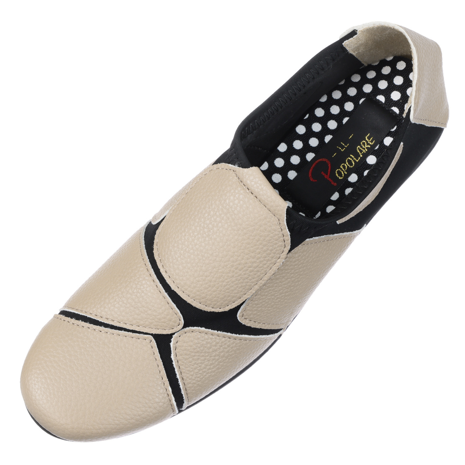 ポポラーレ パッチワーク ストレッチシューズ