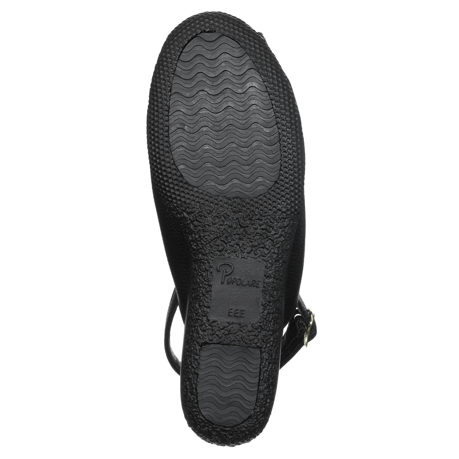 ポポラーレ ラインストーン バックバンドサンダル