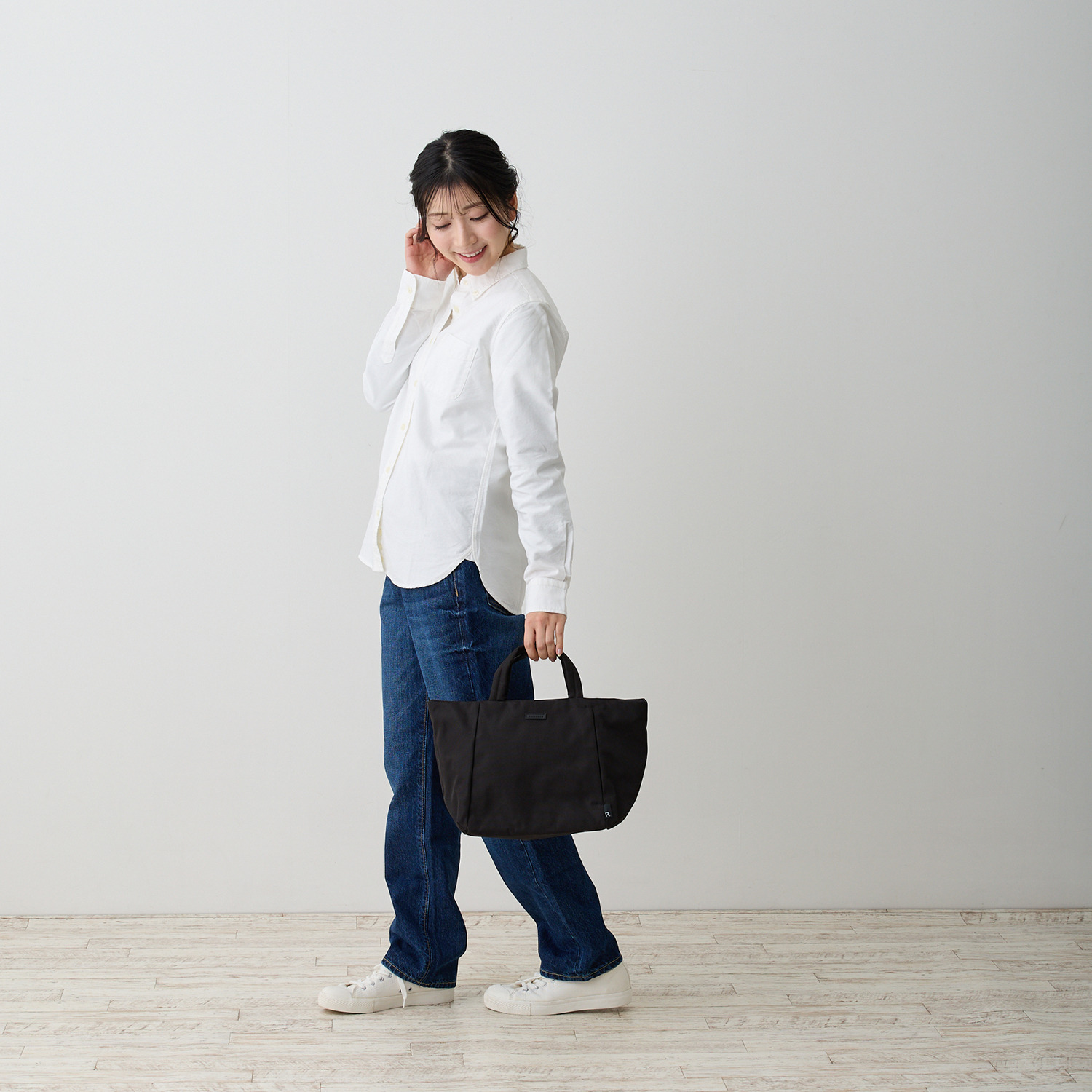 ルートート 軽量はっ水 舟形トートバッグ