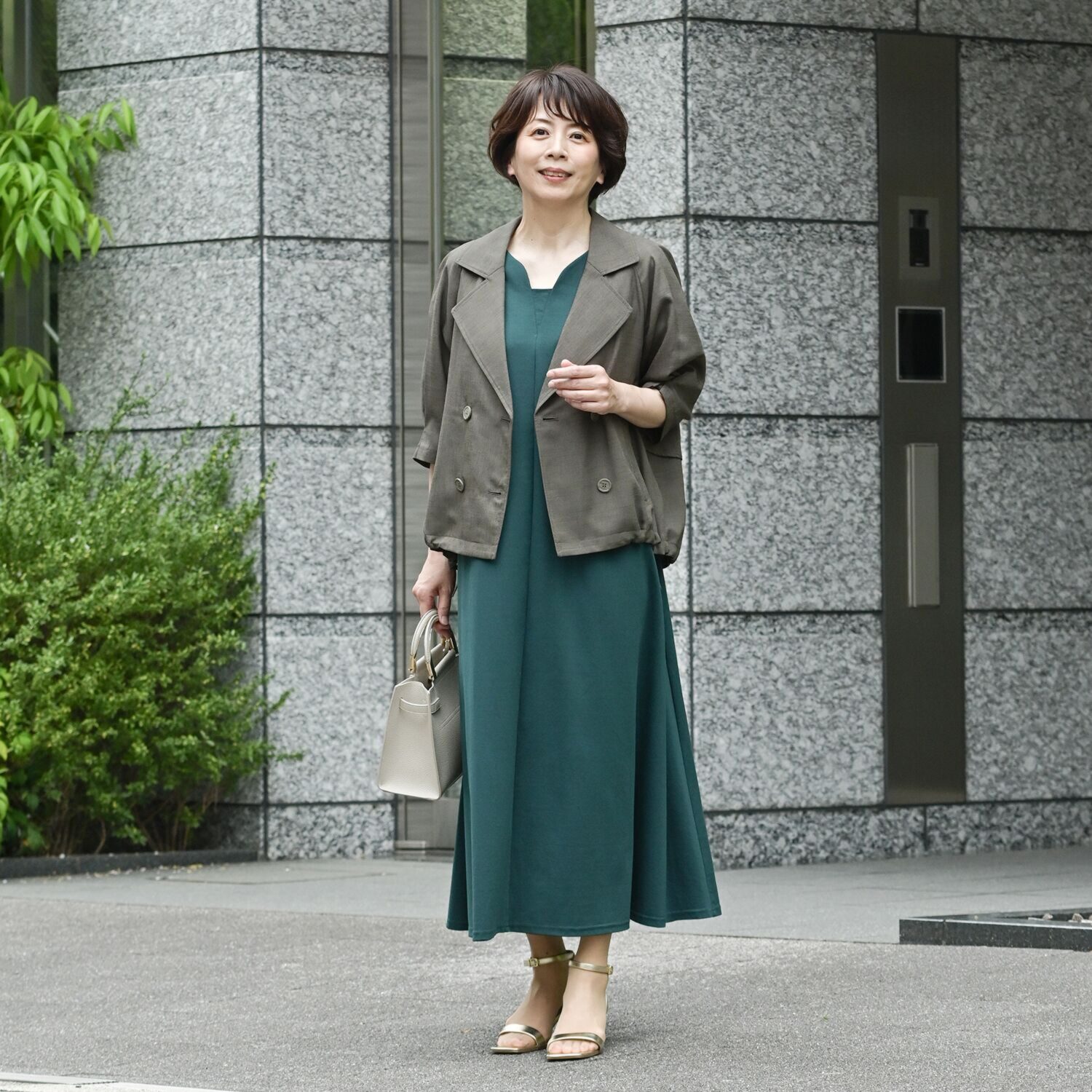 アンリック　オー　ブルー リネンタッチ セミダブルデザイン ライトジャケット