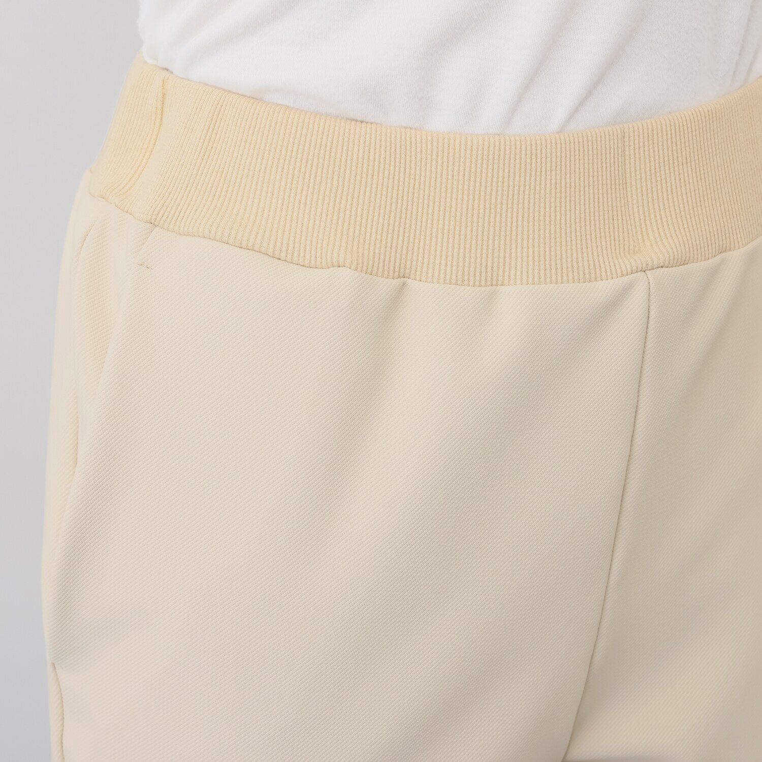 アンリック　オー　ブルー シェルタリングドライＲ カルゼ編 ラメリブアクセント リラックスパンツ