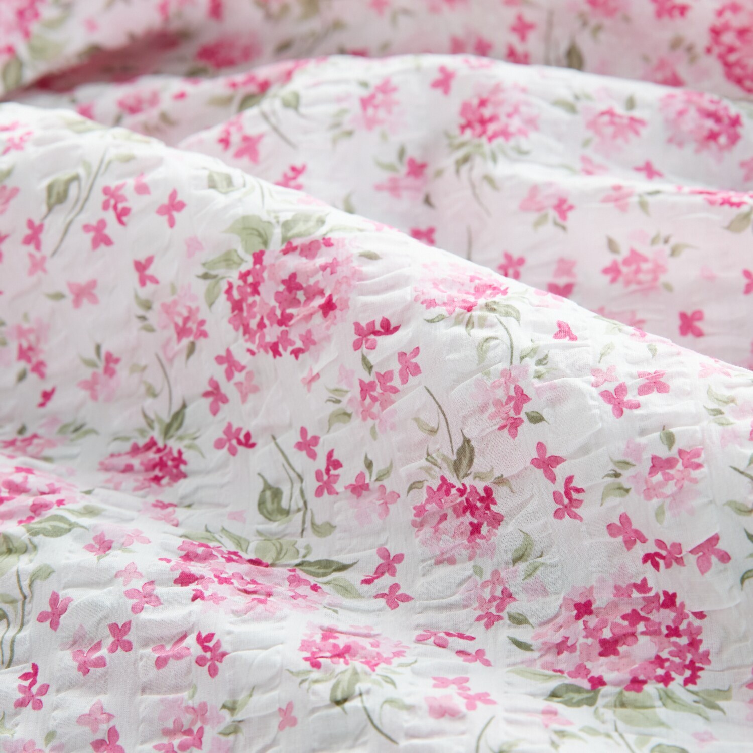 ＷＩＮＤ ローンリップル アジサイ柄 パジャマ