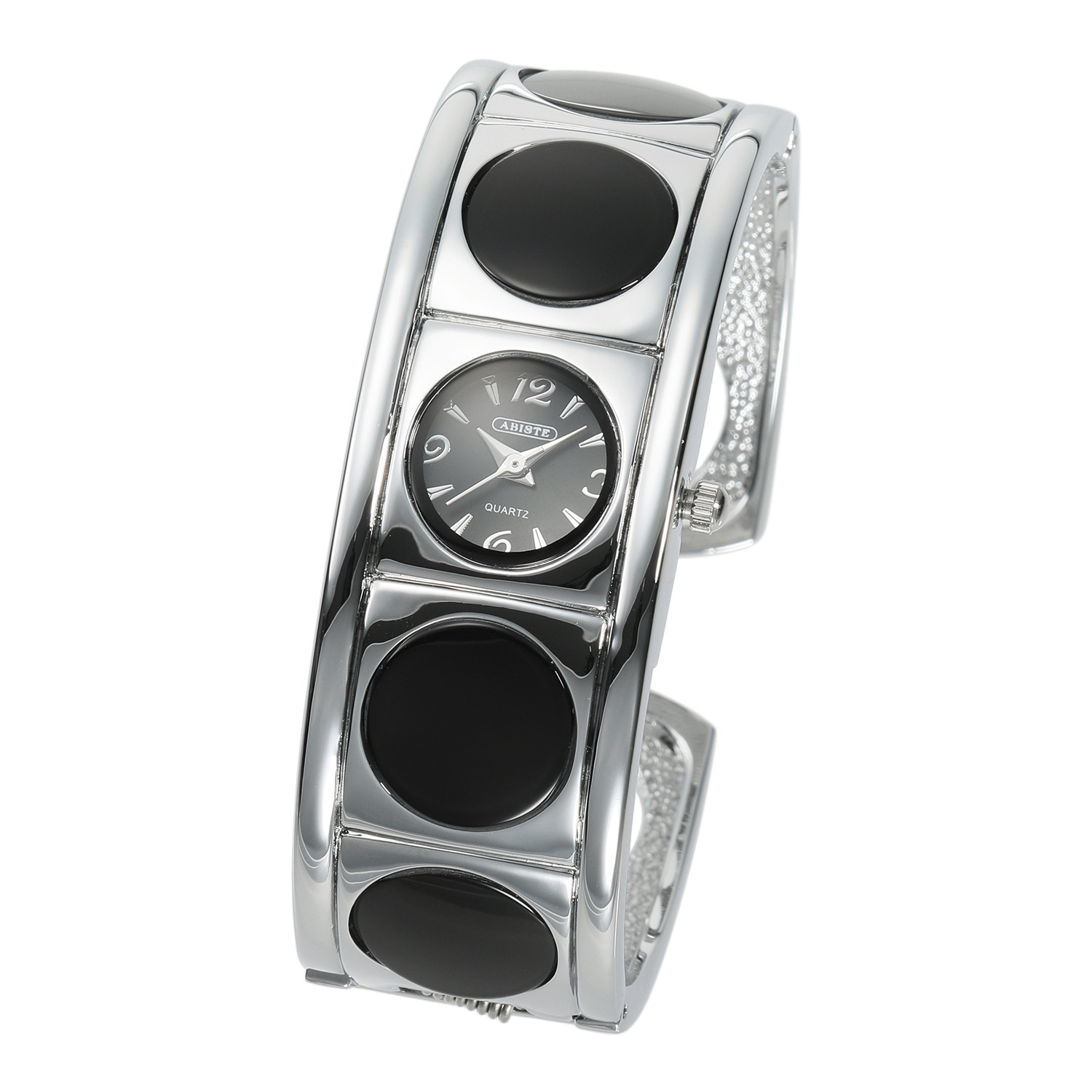 アビステ ウォッチ＆アクセサリーズ ラウンドフェイス サークルデザイン バングルウォッチ