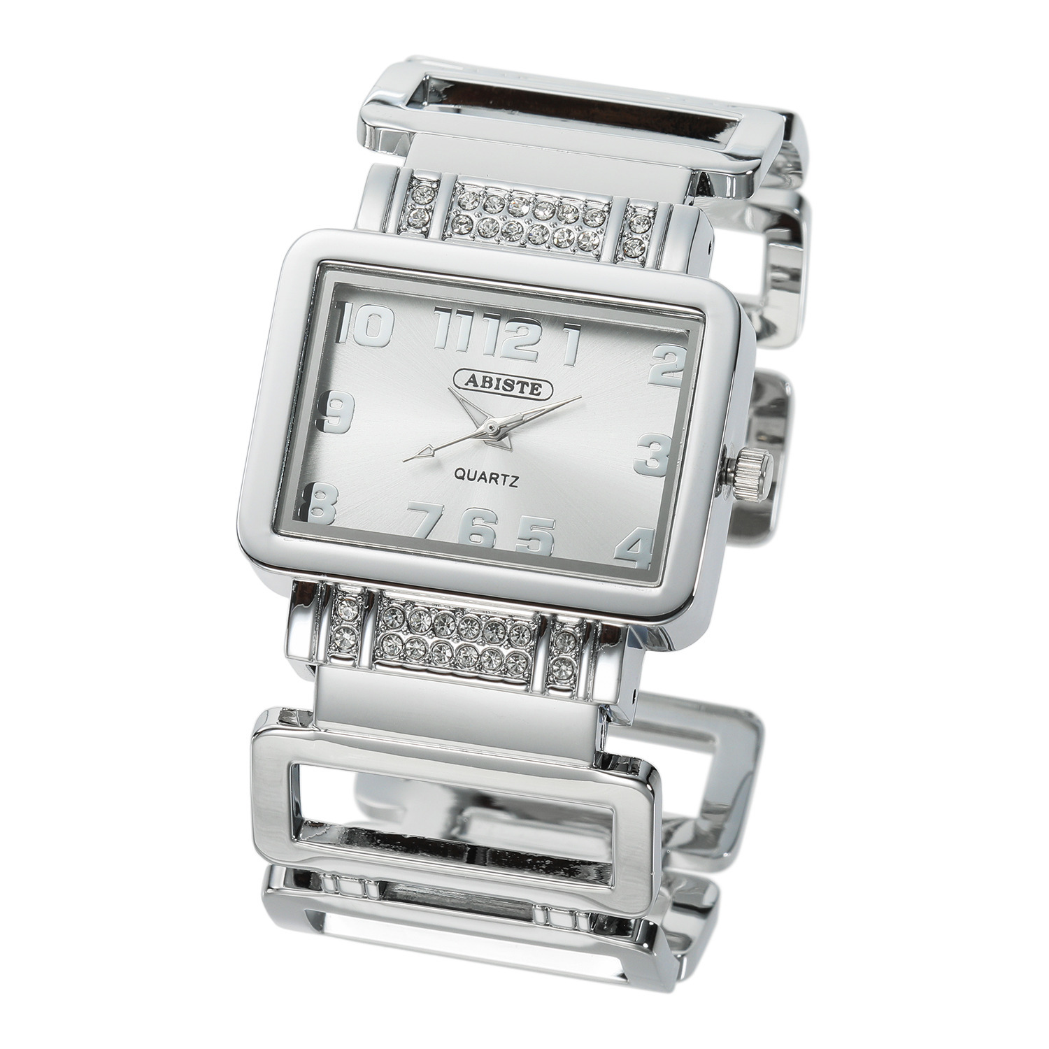 アビステ ウォッチ＆アクセサリーズ スクエアフェイス バングルウォッチ