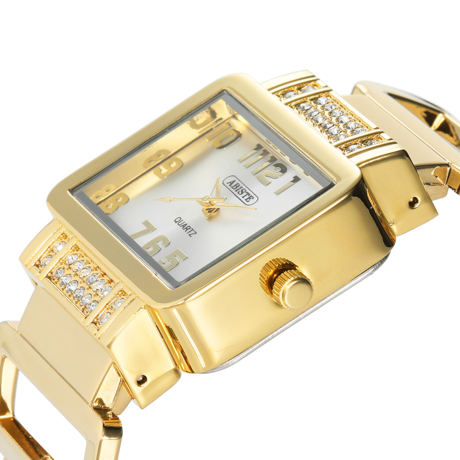 アビステ ウォッチ＆アクセサリーズ スクエアフェイス バングルウォッチ