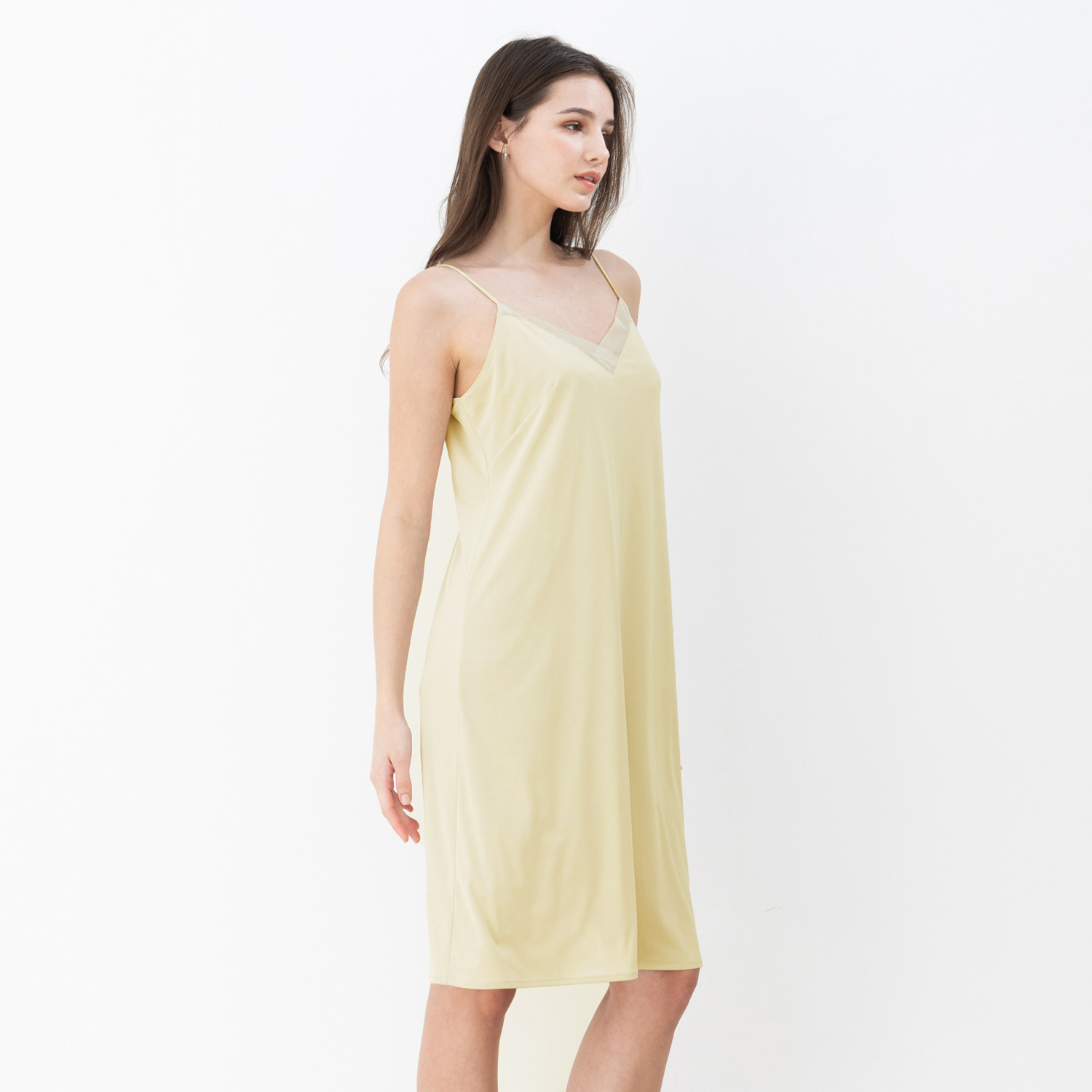 美人工房 シンプル ロングスリップ