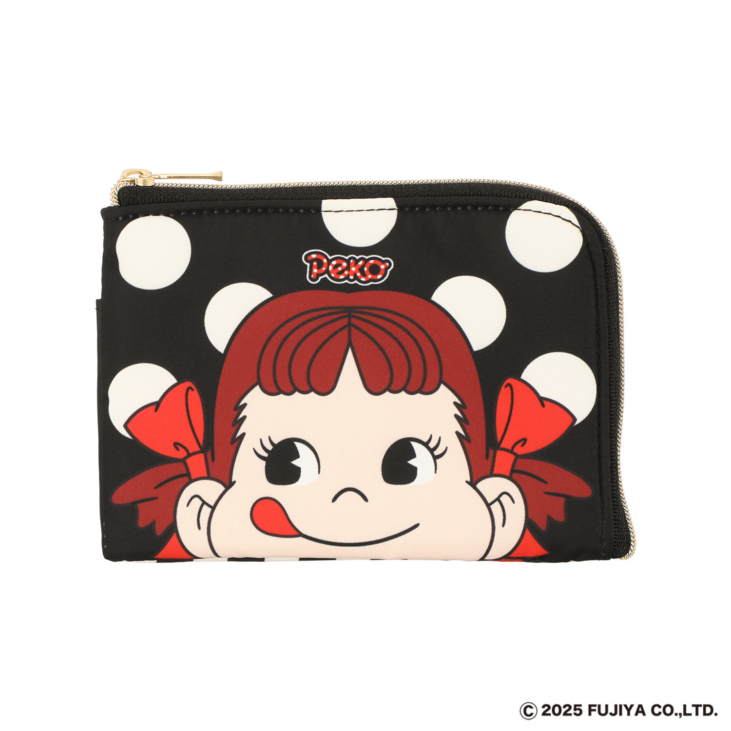 ペコちゃん Ｌ字ポーチ＆ コインパスケースセット 