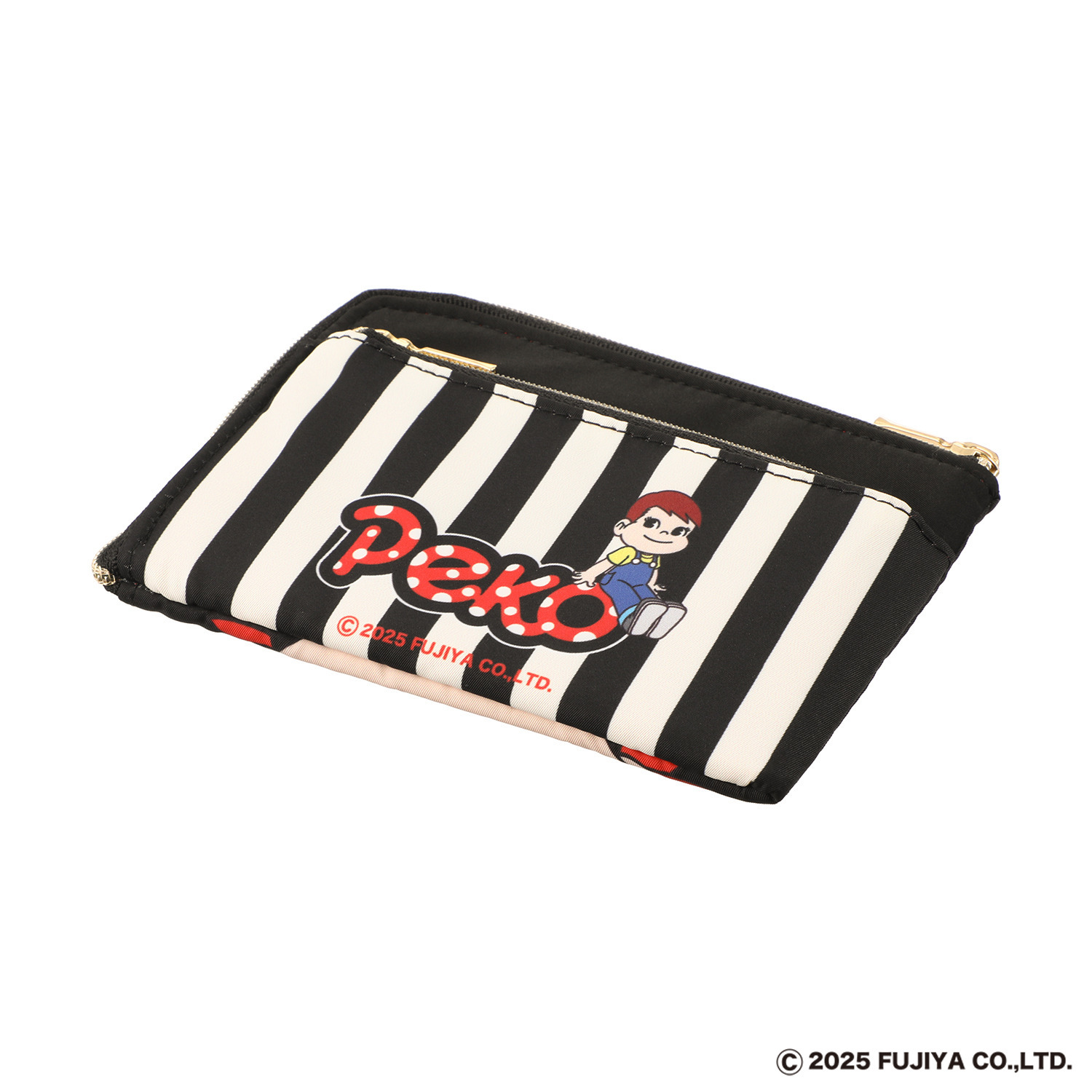 ペコちゃん Ｌ字ポーチ＆ コインパスケースセット 