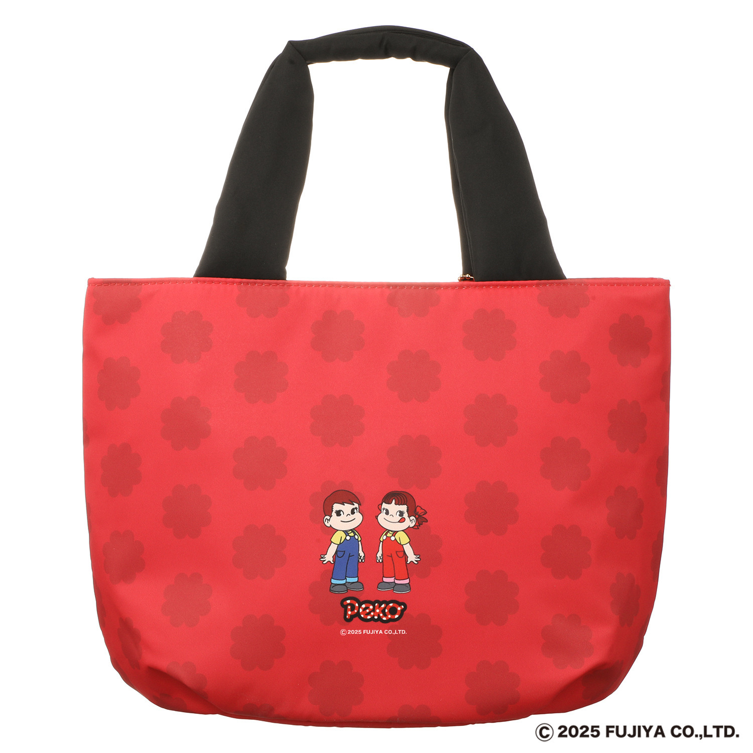 ペコちゃん ふっくらトートバッグ キャンディ型チャーム付き 