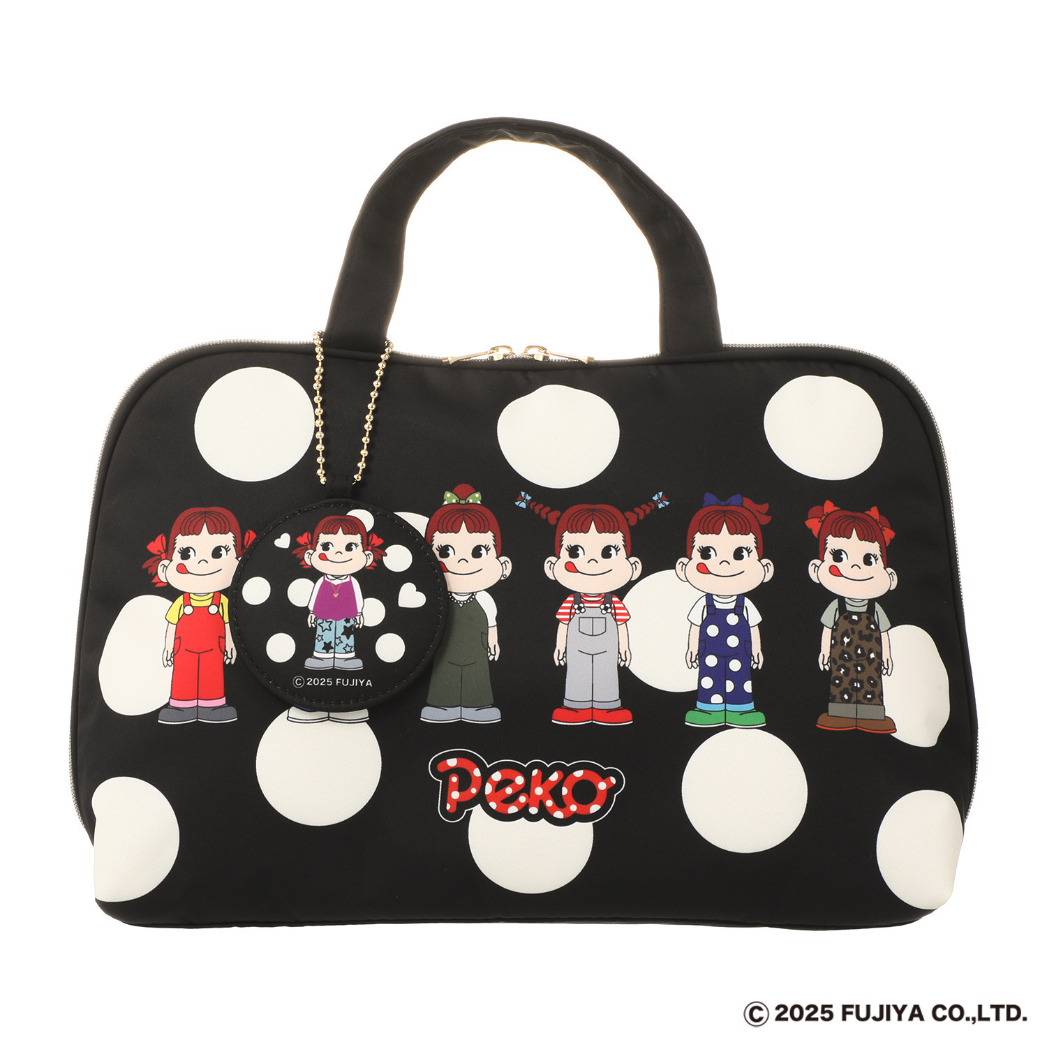 ペコちゃん ドレッサーポーチ＆ チャームミラーセット 