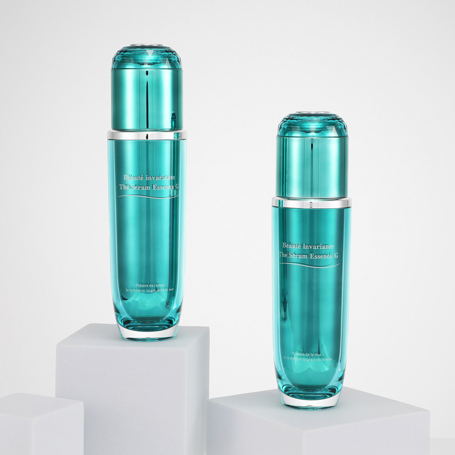 ビジュー　ドゥ　メール 海洋性微生物原料配合！ 輝くハリツヤ美肌へ導く ボーテアンバリエンテ ザセラムエッセンスＧ ４本分セット