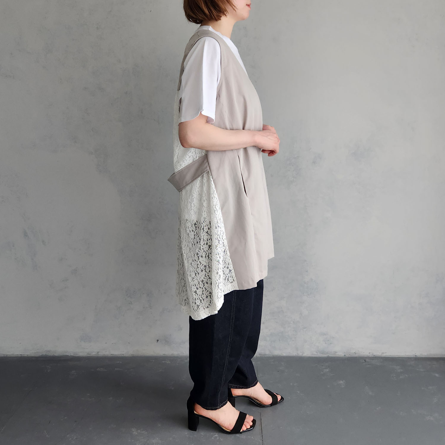 エピデミーク 後ろレース ジレ