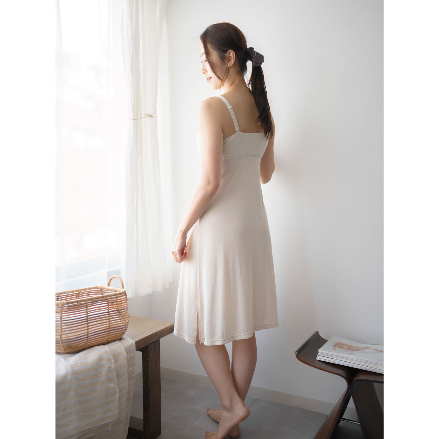 ヘ・エラ 抗菌防臭・接触冷感 サラ涼タッチ カップ付スリップ