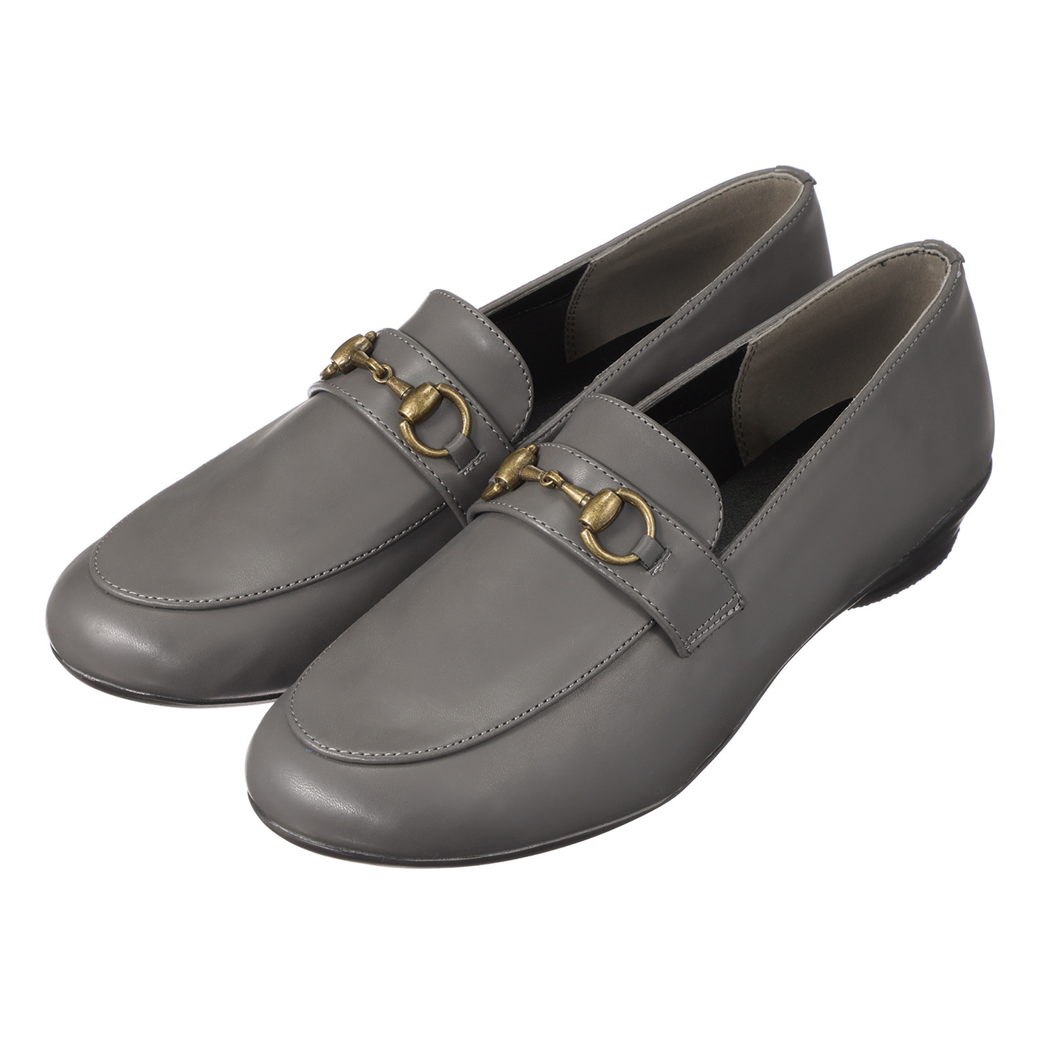 ブランコワール 防水 ビットデザイン 軽量ローファーパンプス