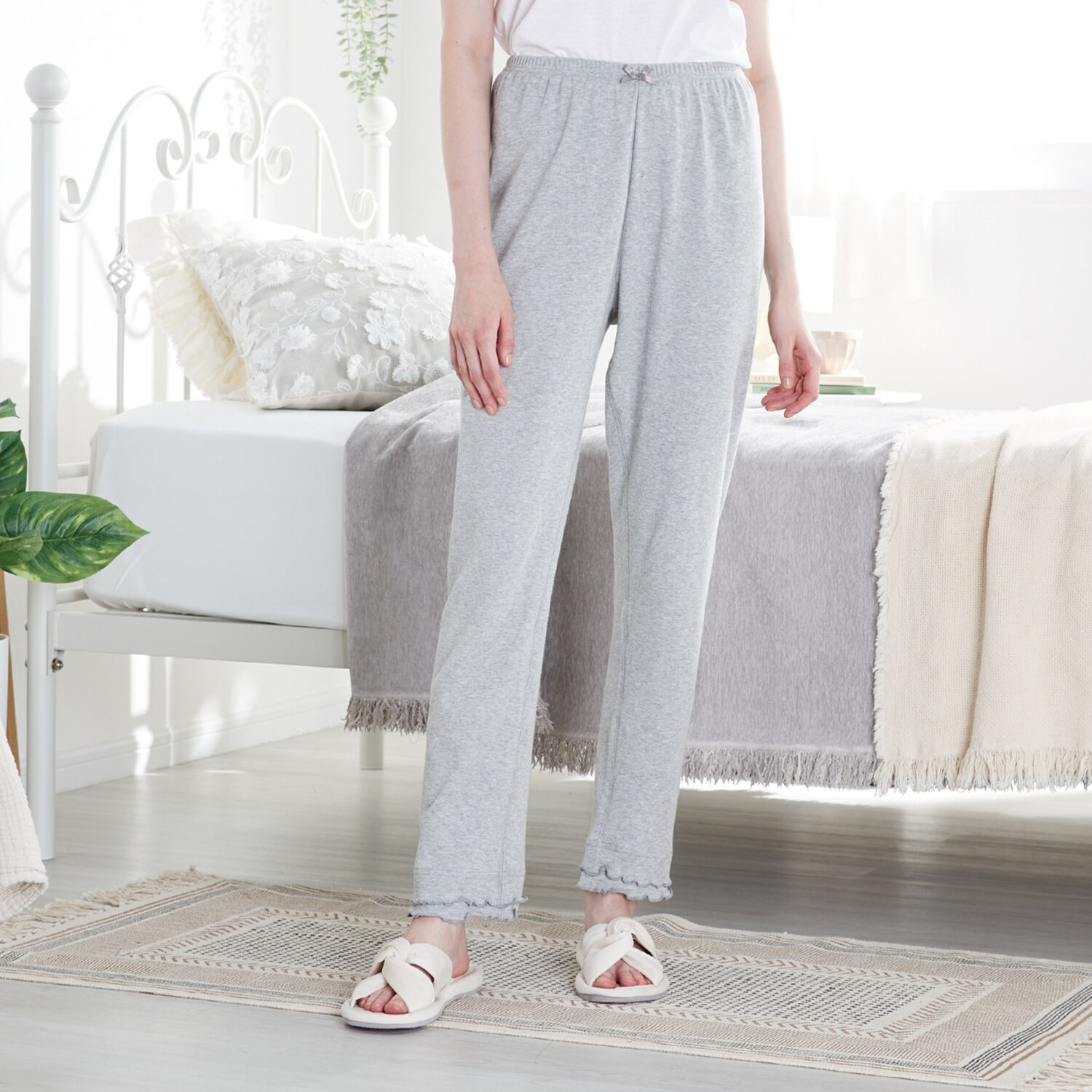 ナルエー コットン１００％ スムース レギンス