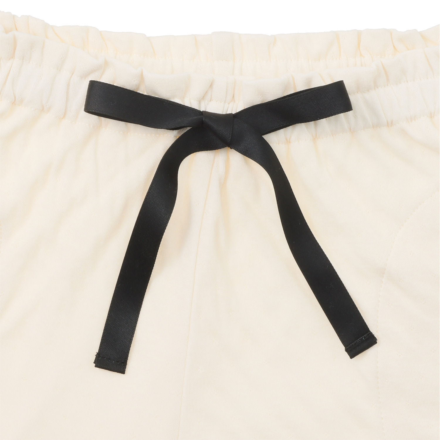 ナルエー 綿１００％接結 リーフキルト ルームウェア上下セット