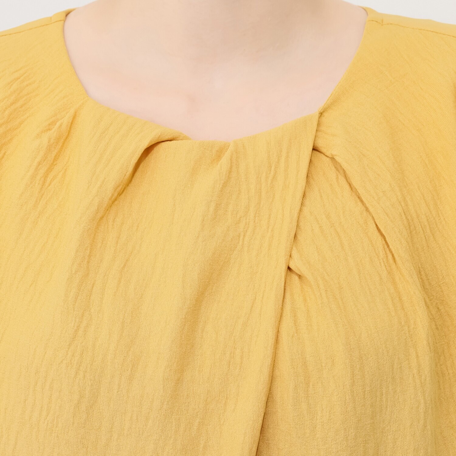 アリュメット しじら織 Ｉラインワンピース