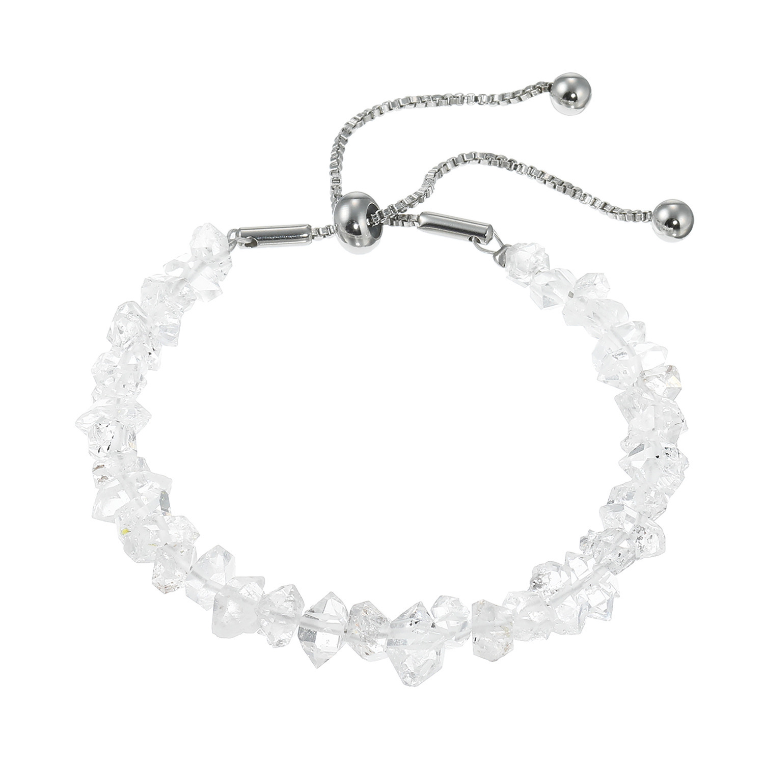 幸石堂 浄化・幸運祈願 ドリームクリスタル ハーキマーダイヤモンド ロッククリスタルクォーツ ブレスレット