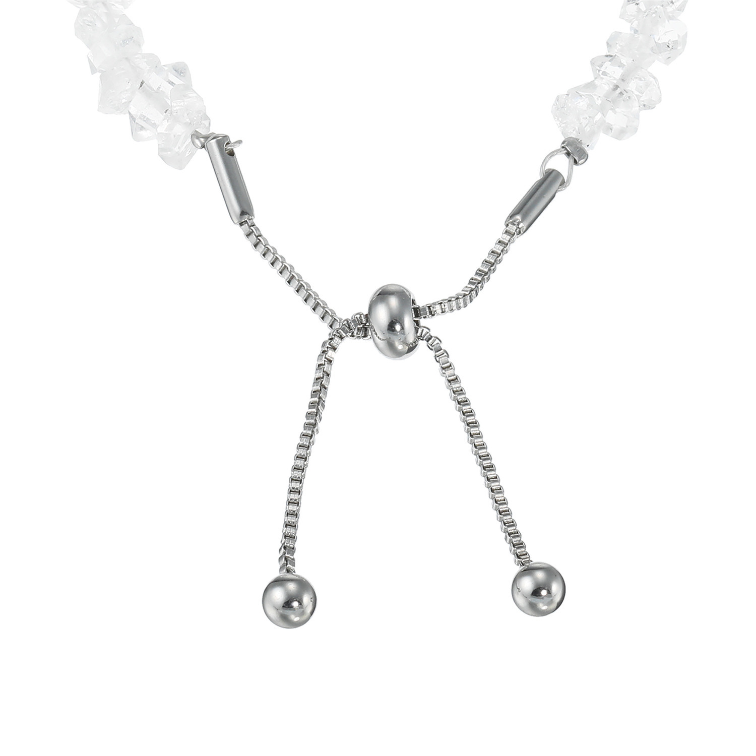 幸石堂 浄化・幸運祈願 ドリームクリスタル ハーキマーダイヤモンド ロッククリスタルクォーツ ブレスレット