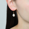 レクルール ステンレス 淡水パール スウィングピアス
