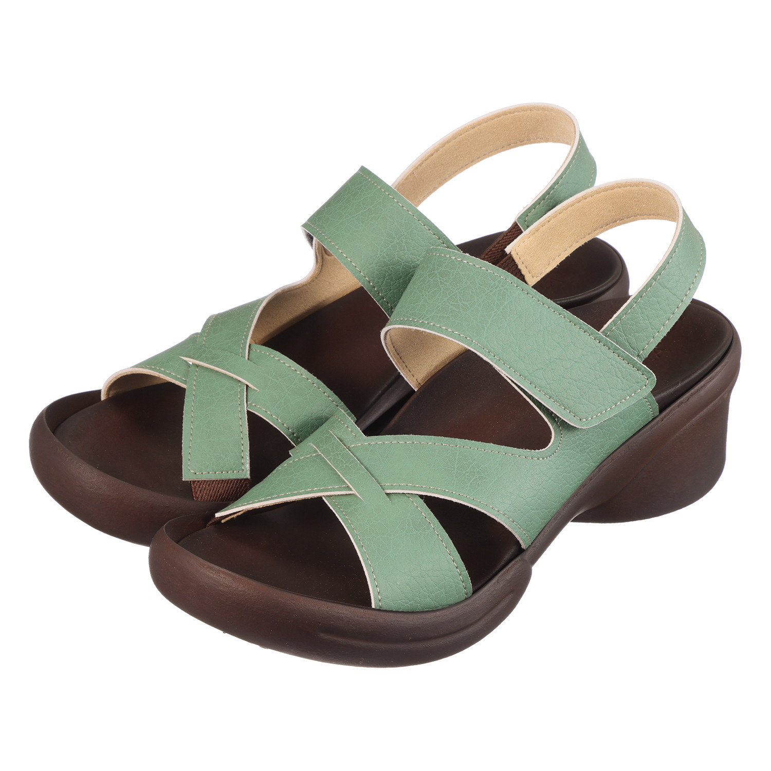 リゲッタ 日本製 グミインソール ウェッジソールサンダル